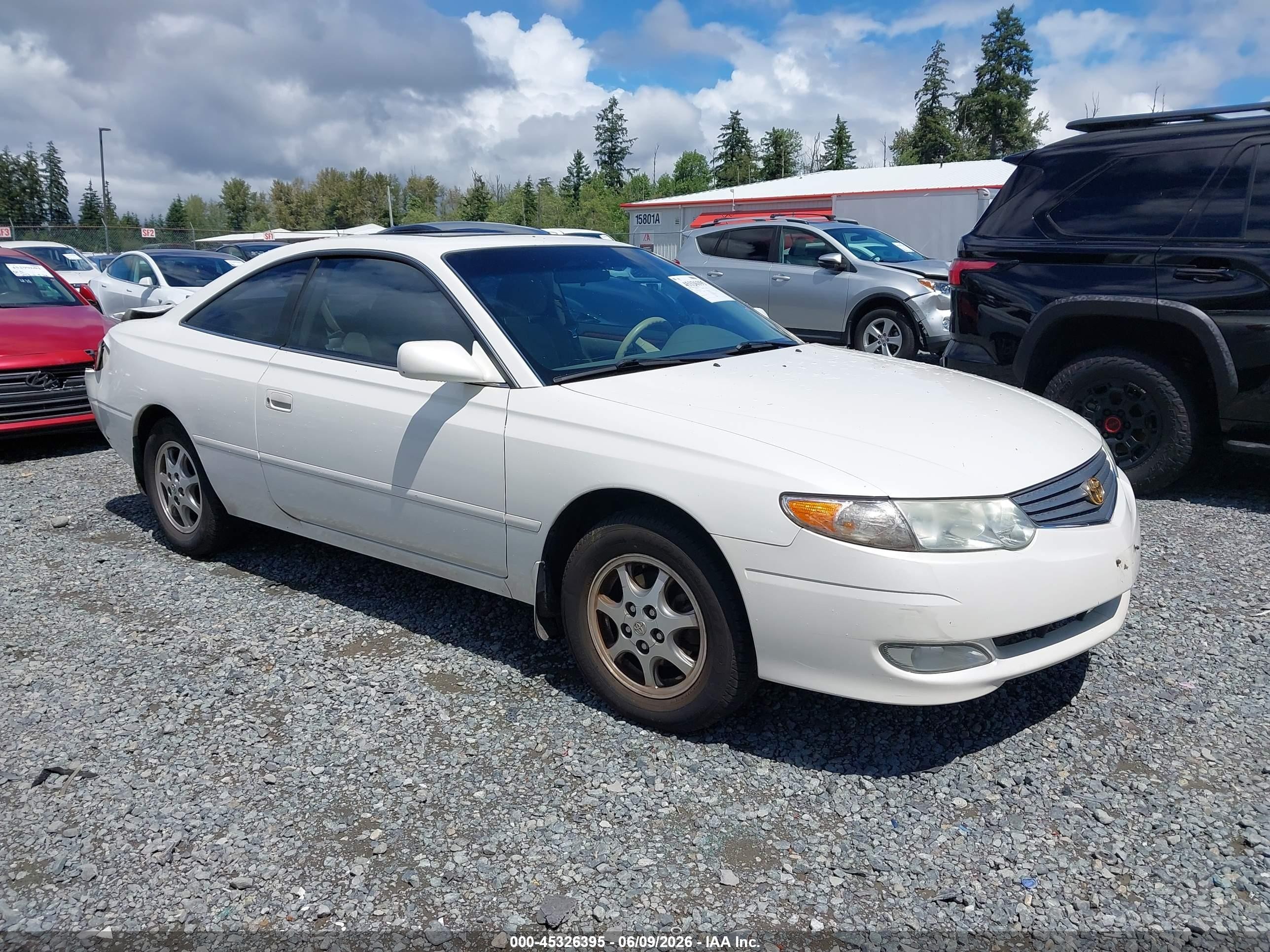 2002 Toyota Solara, VIN 2T1CE28PX2C010698 — Rear end