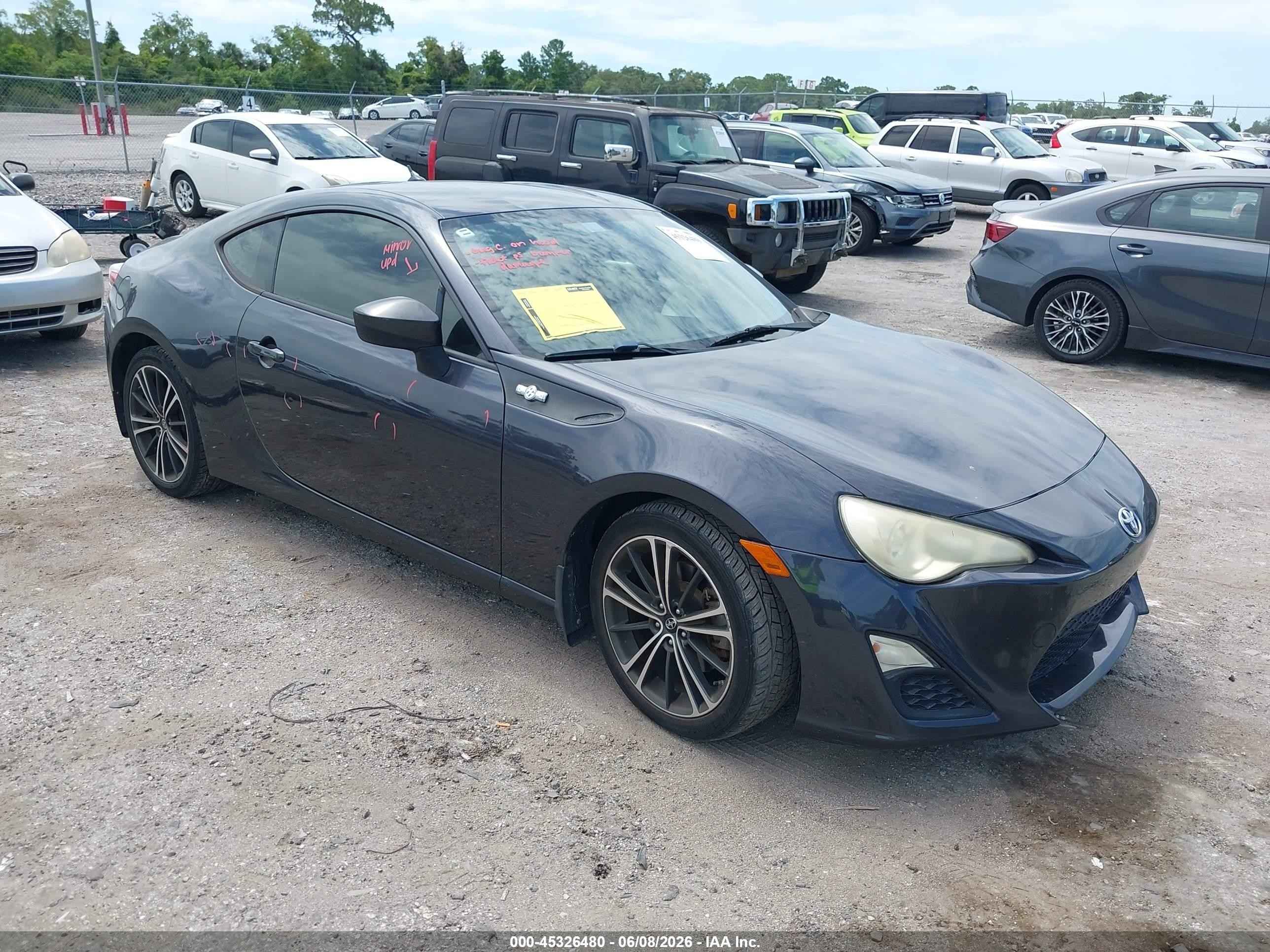 2013 Scion FR-S, VIN JF1ZNAA13D1707489 — Rear end
