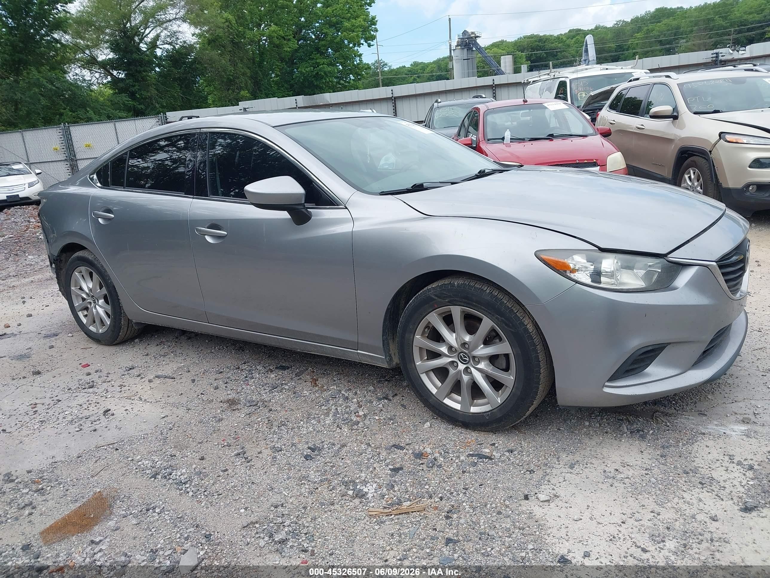 2014 Mazda 6 i Sport, VIN JM1GJ1U63E1137502 — Rear end