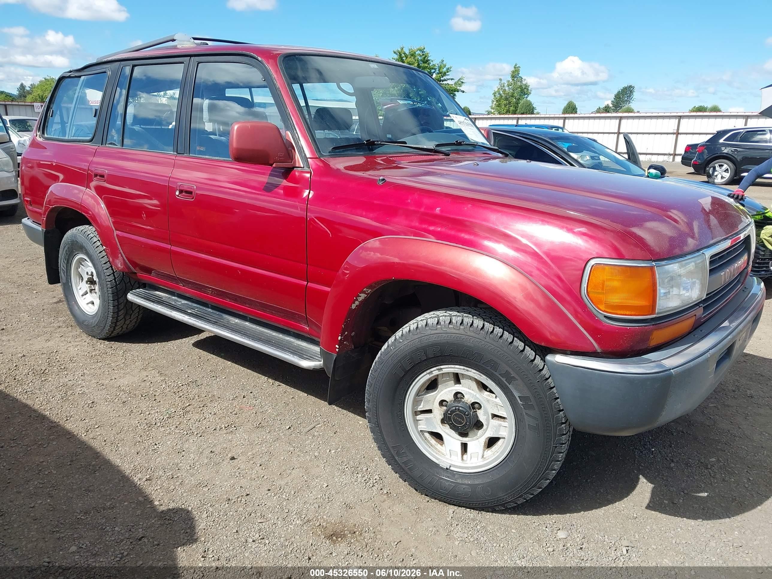 1991 Toyota Land Cruiser, VIN JT3FJ80W1M0031777 — Roof