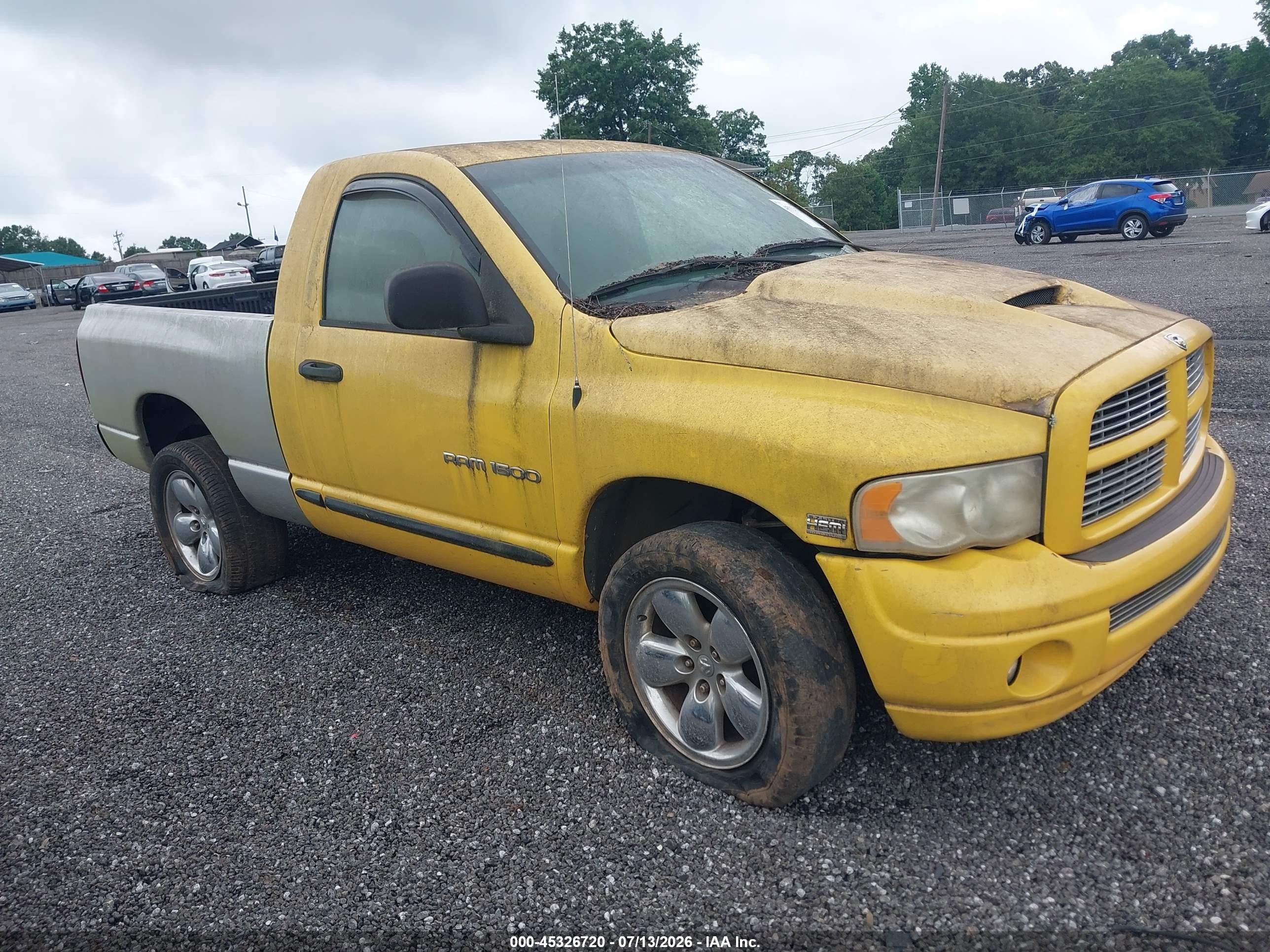 2005 Dodge 1500 SLT, VIN 1D7HU16D75J516614 — Repossession