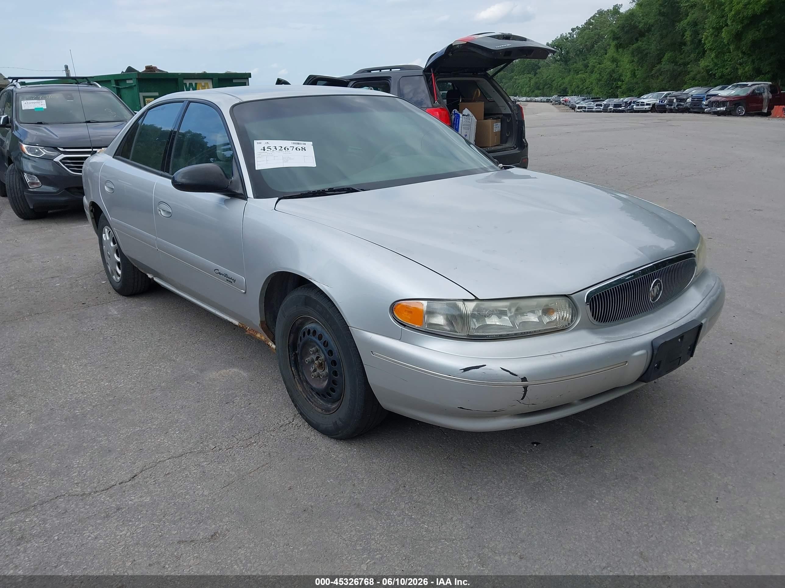 2002 Buick Century Custom, VIN 2G4WS52JX21291522 — Front end