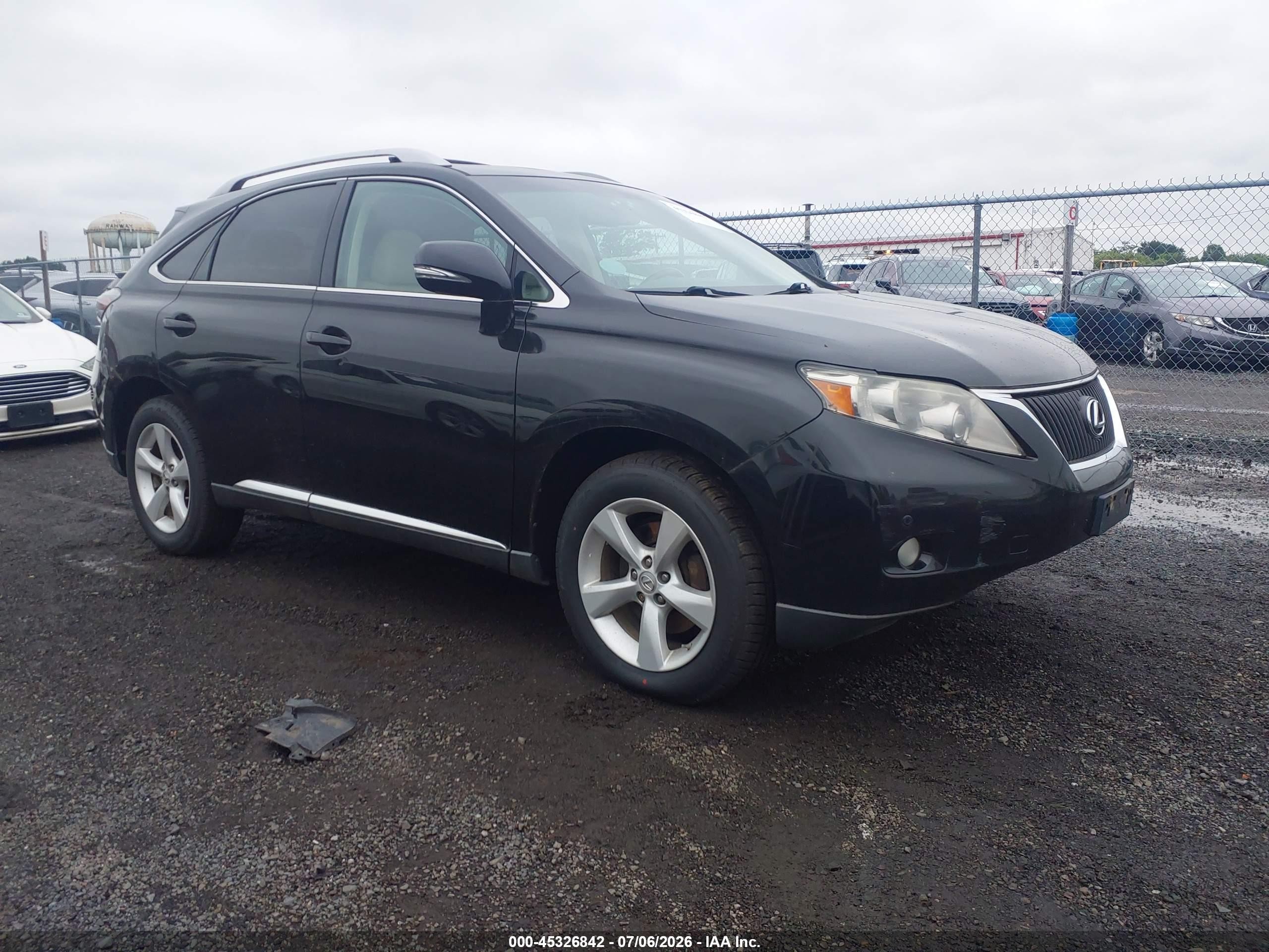 2012 Lexus RX 350, VIN 2T2BK1BA8CC139362 — Not stated