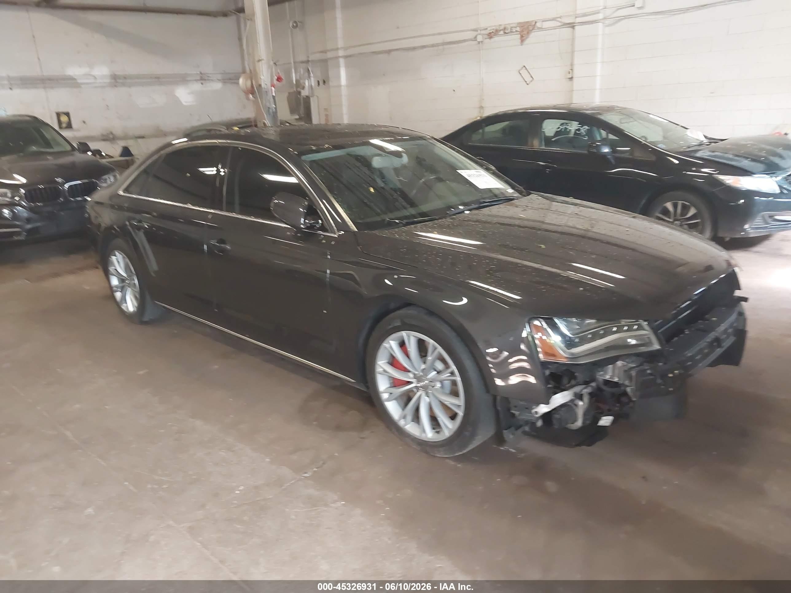 2011 Audi A8, VIN WAURVAFD9BN005290 — Front end