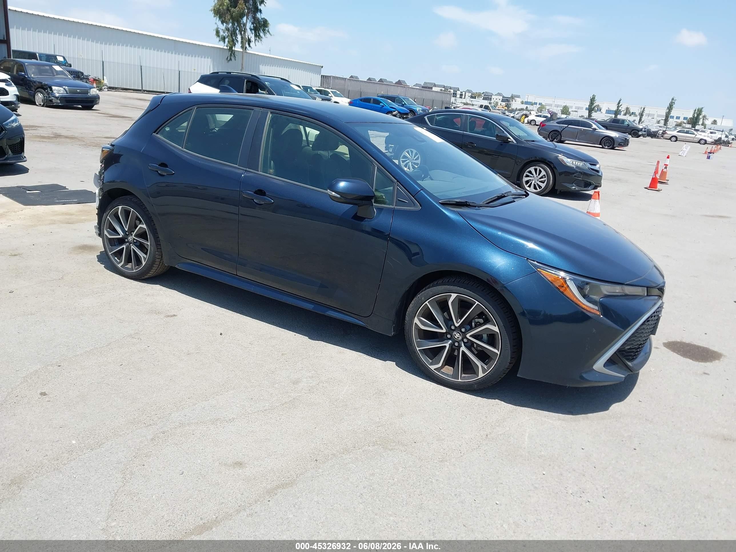 2021 Toyota Corolla XSE, VIN JTNC4MBE9M3119246 — Rear end