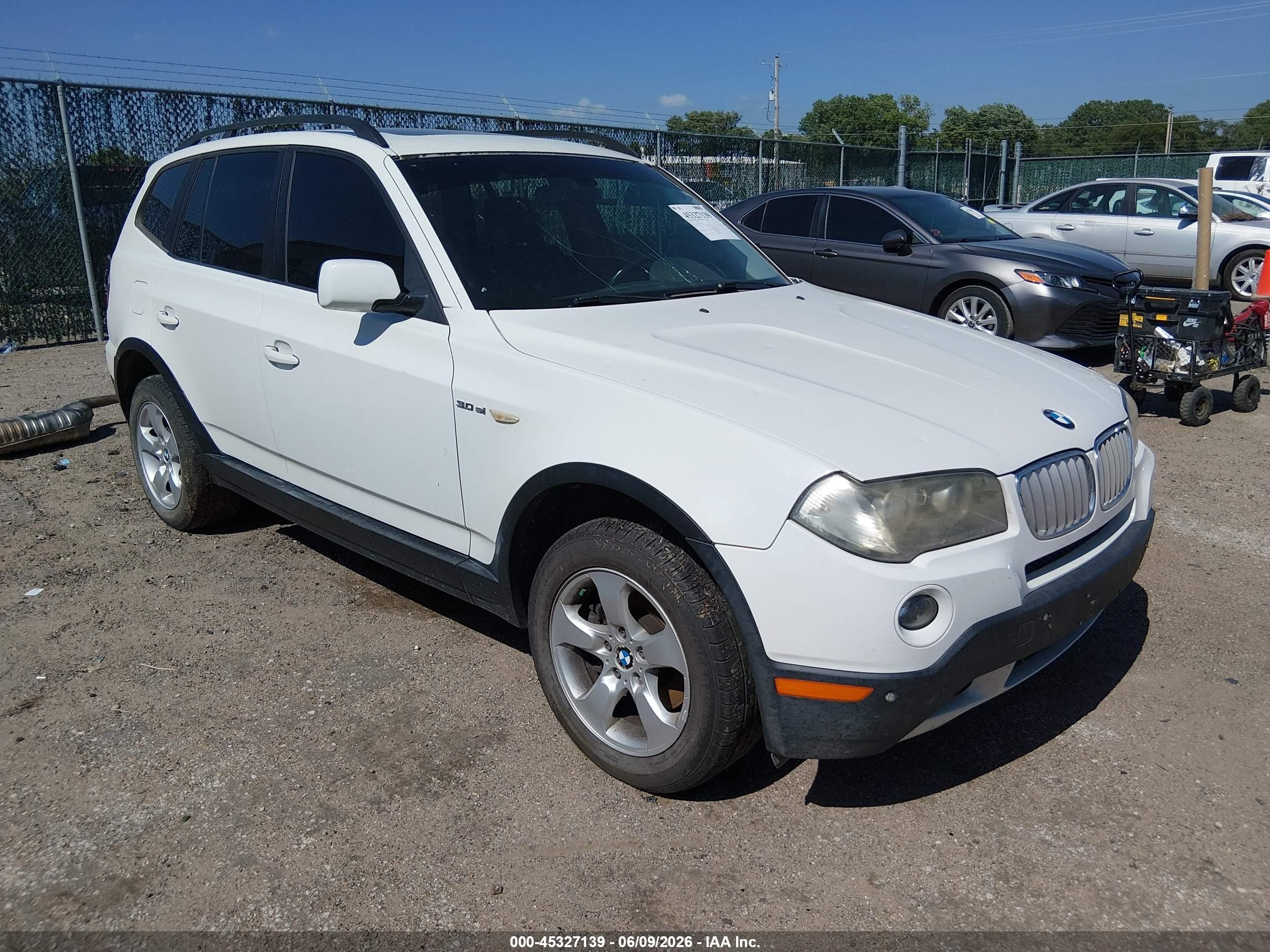 2007 BMW X3 3.0si, VIN WBXPC93447WF06355 — Hail