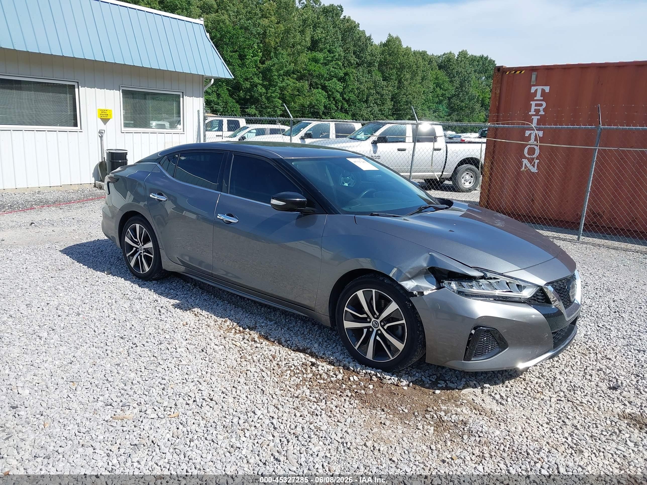 2019 Nissan Maxima S, VIN 1N4AA6AV5KC360502 — Перед