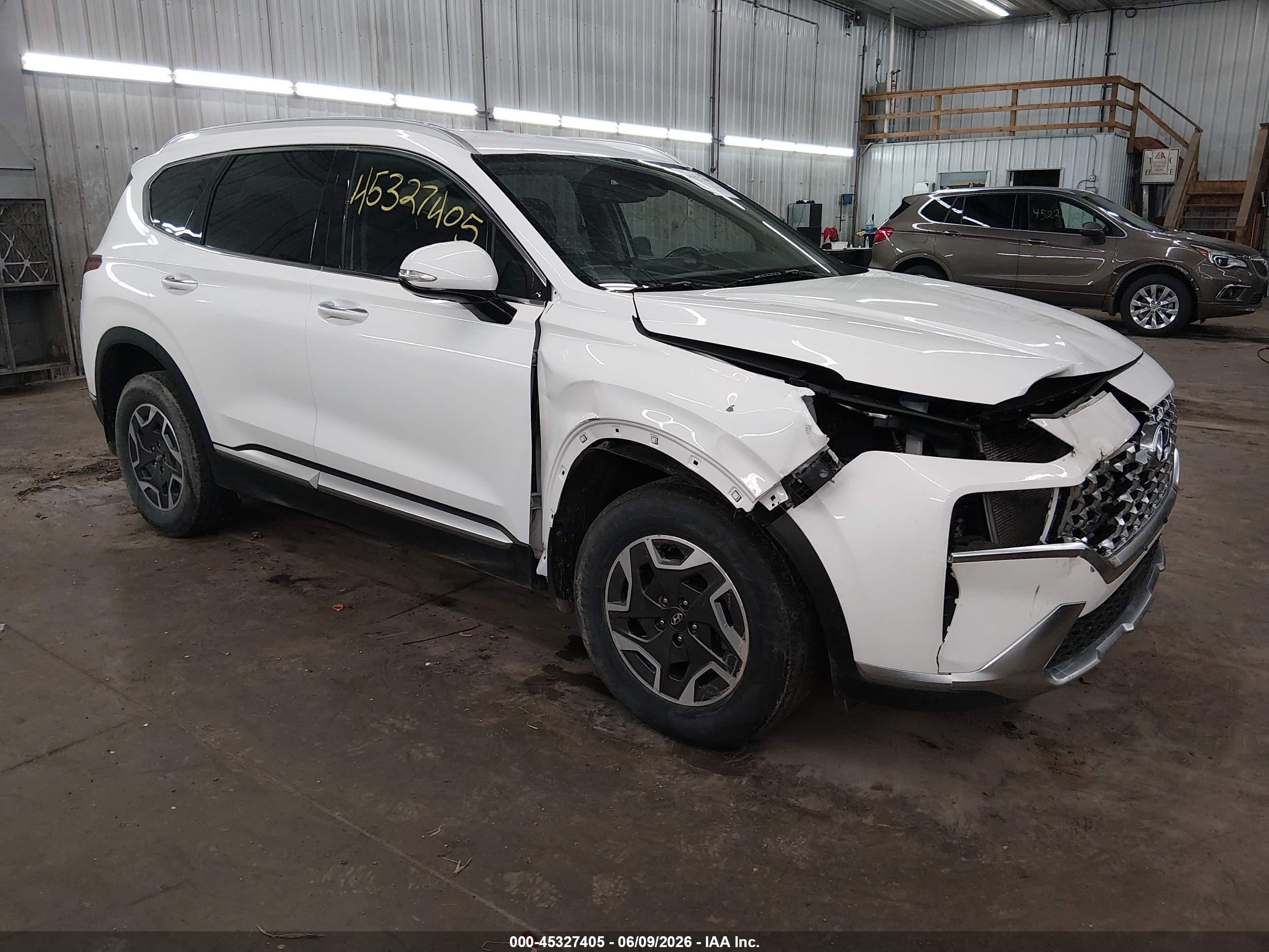 2021 Hyundai Santa Fe Blue, VIN KM8S2DA13MU010484 — Перед