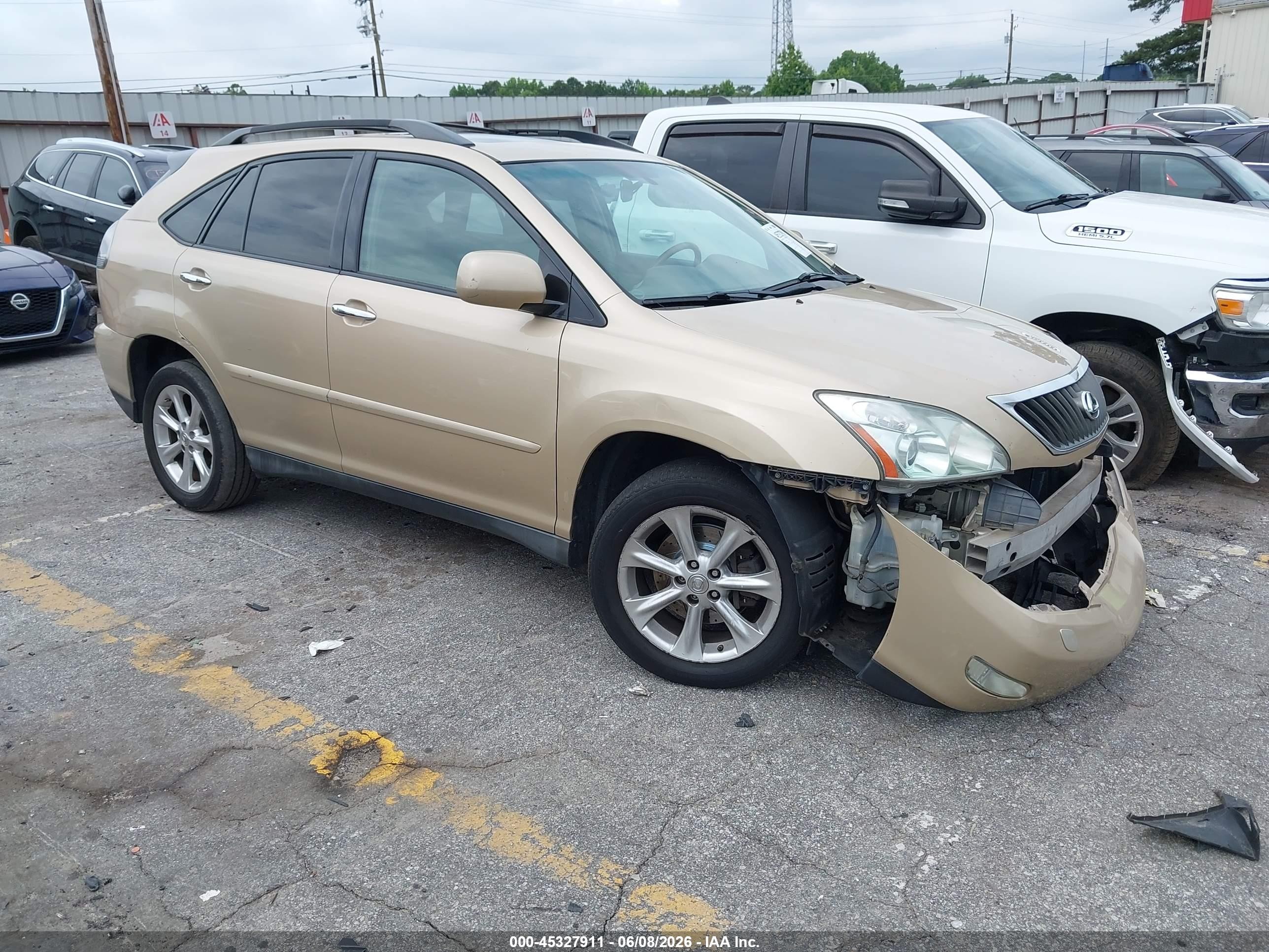 2009 Lexus RX 350, VIN 2T2GK31U89C062191 — Front end