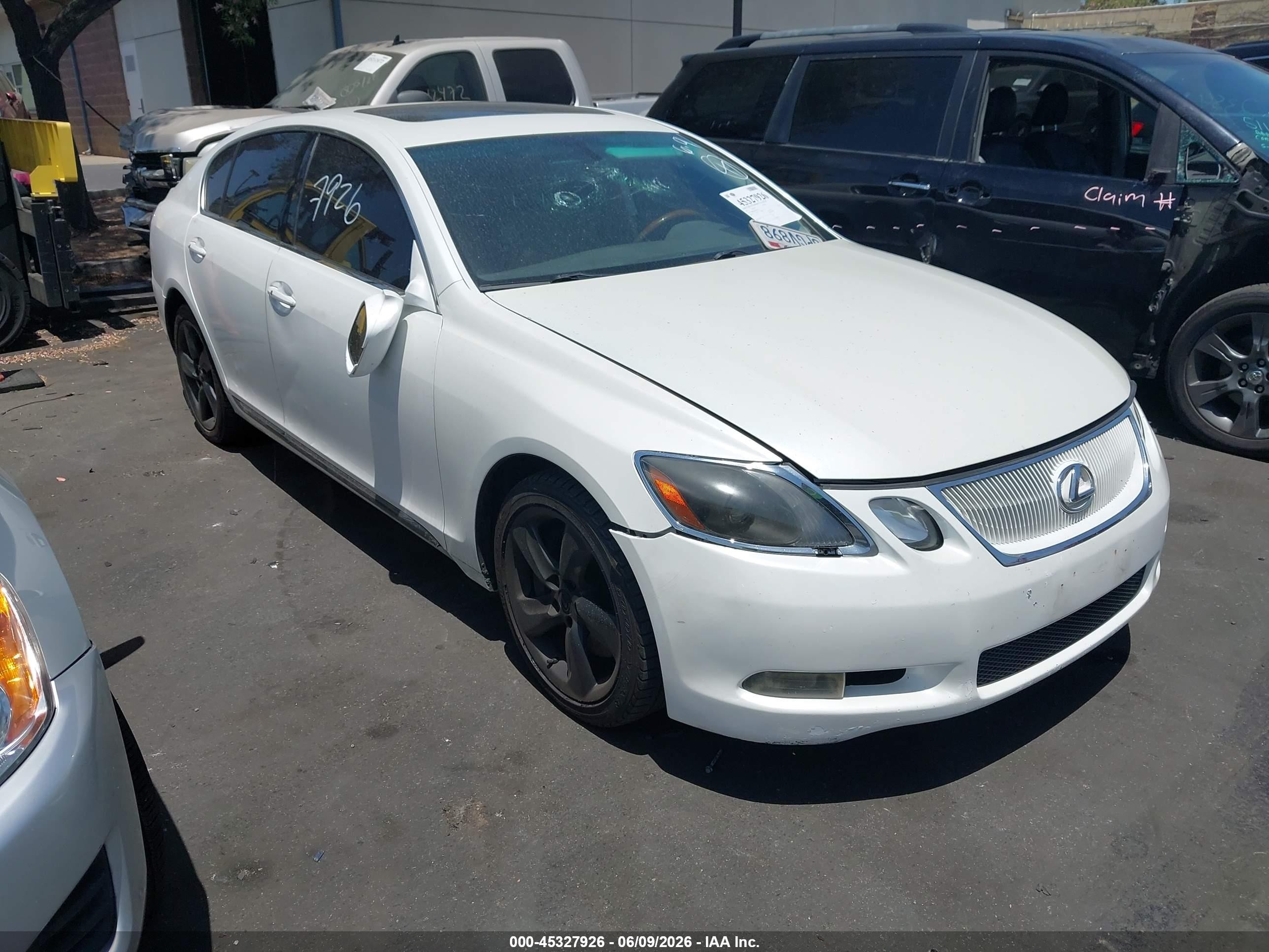 2011 Lexus GS 350, VIN JTHBE1KS2B0052360 — Vandalism