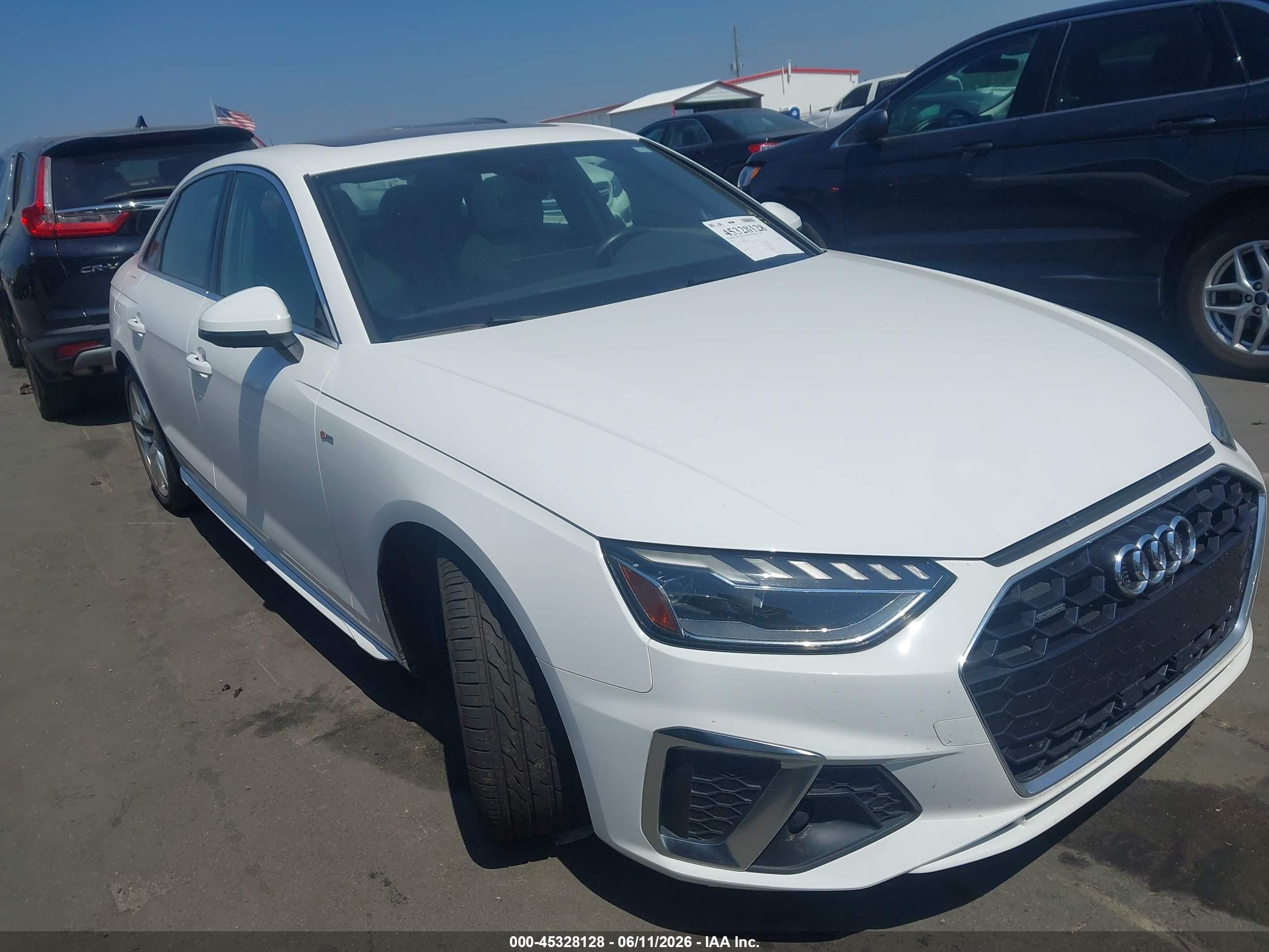 2023 Audi A4 S line Premium Plus, VIN WAUEAAF46PN001781 — Rear end