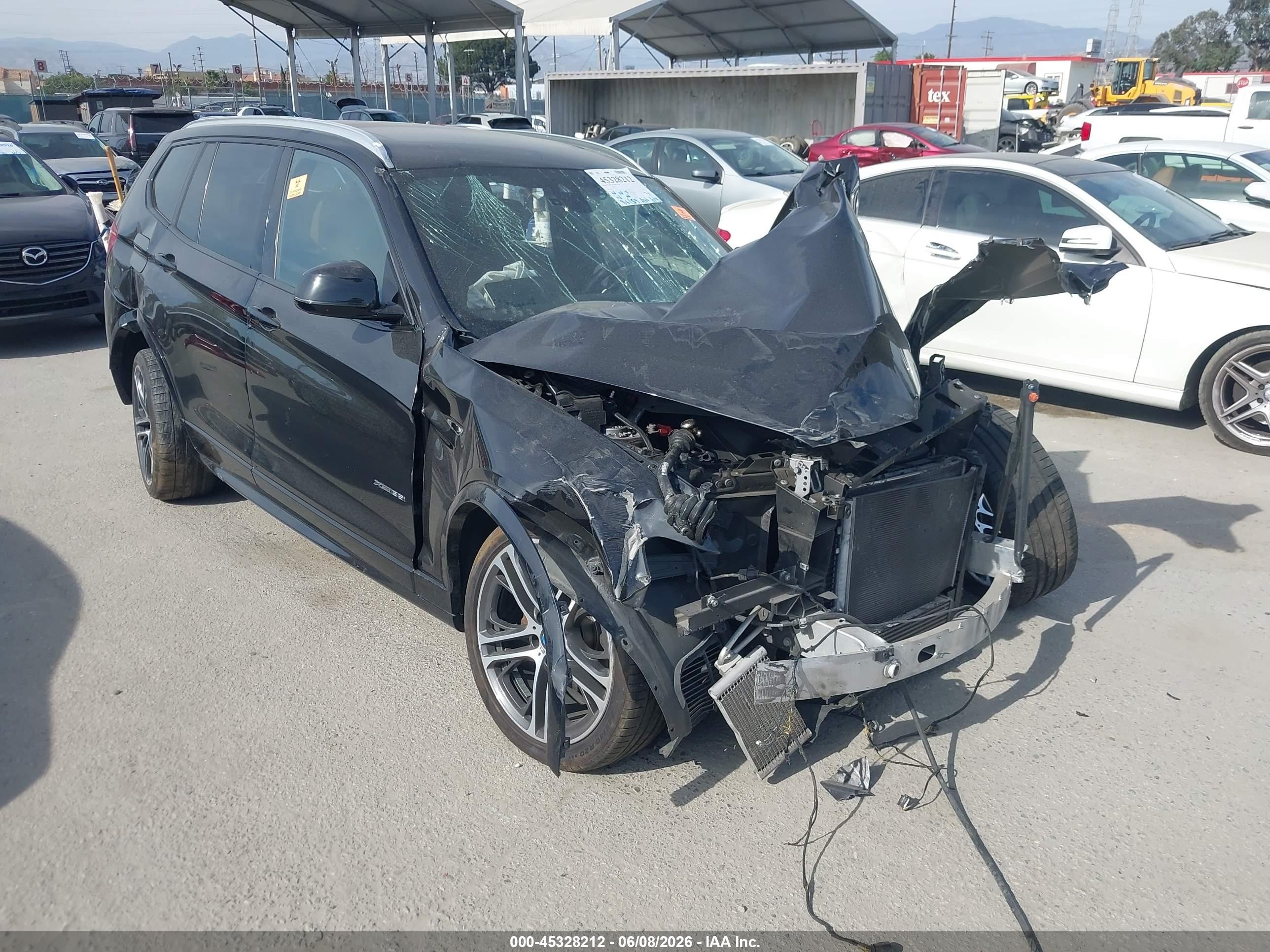 2017 BMW X3 xDrive35i, VIN 5UXWX7C5XH0U42316 — Biohazard / chemical