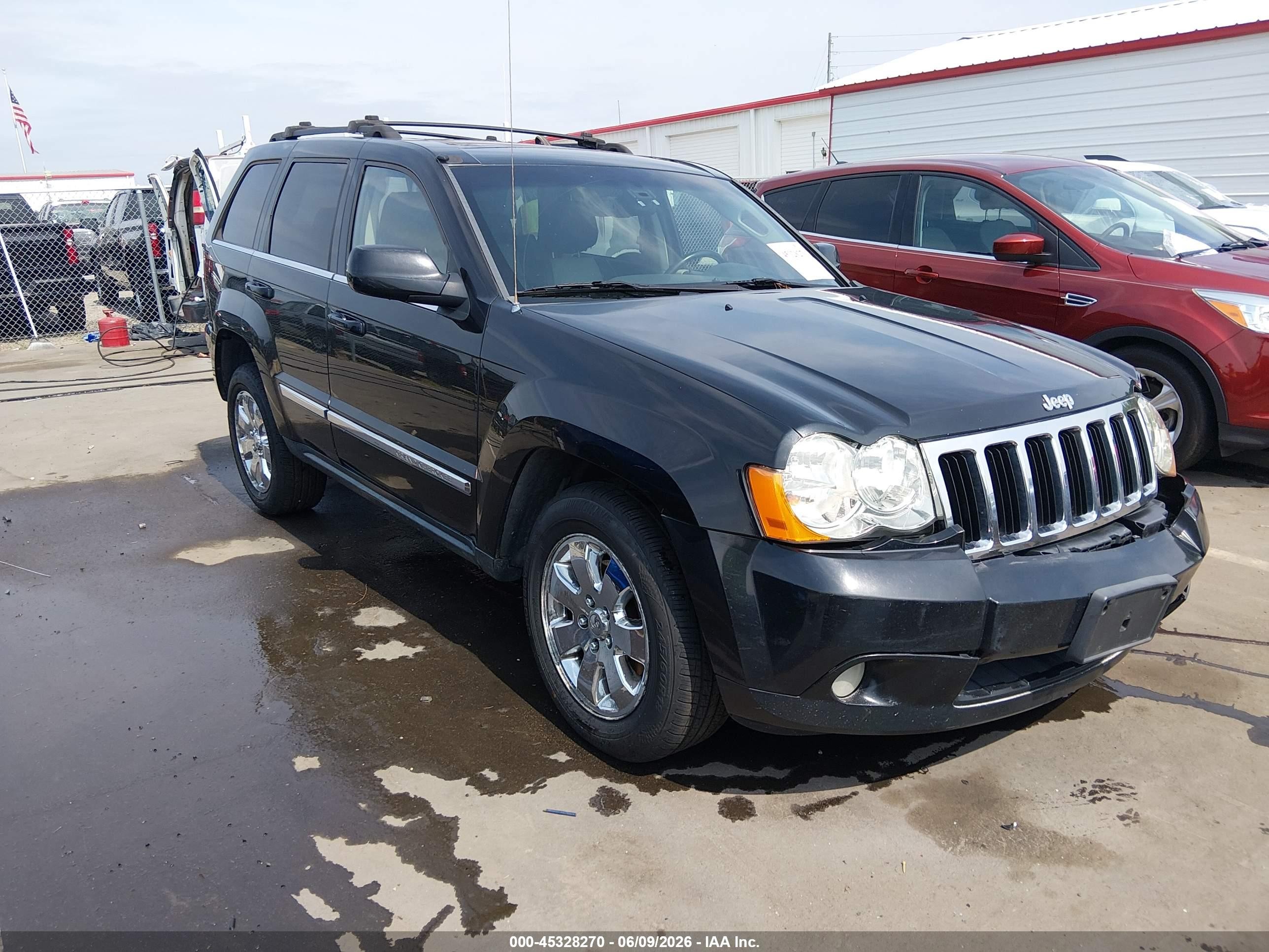 2008 Jeep Grand Cherokee Limited, VIN 1J8HR58N98C163836 — Front end