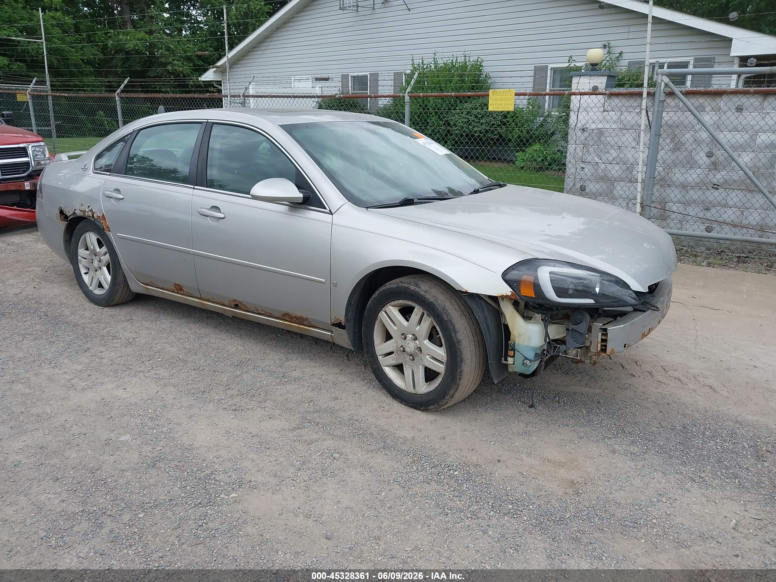 2006 Chevrolet Impala LTZ, VIN 2G1WU581469258909 — Front end