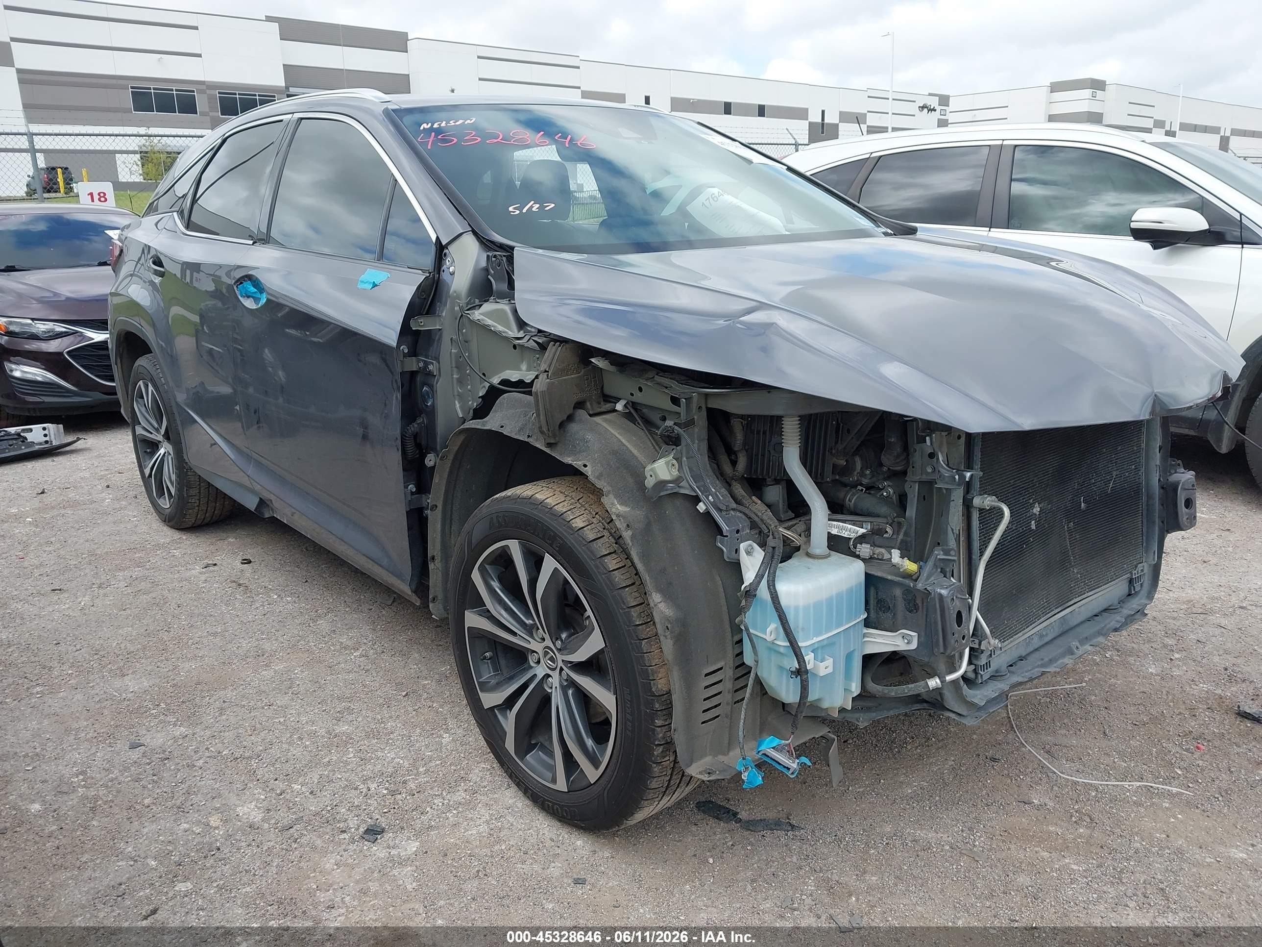 2022 Lexus RX 350, VIN 2T2HZMAA1NC223969 — Front end