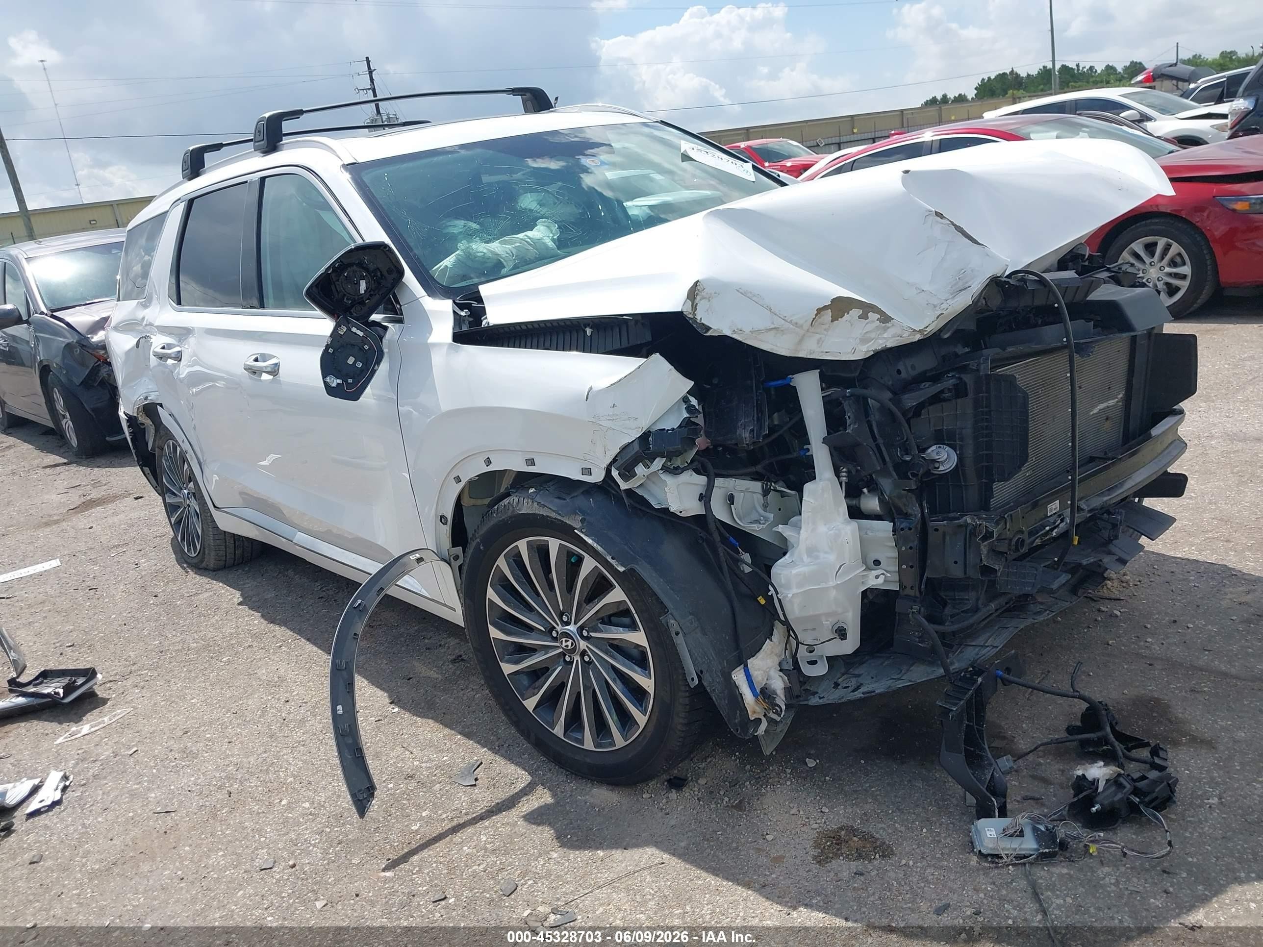 2023 Hyundai Palisade Calligraphy, VIN KM8R74GE8PU589535 — Перед