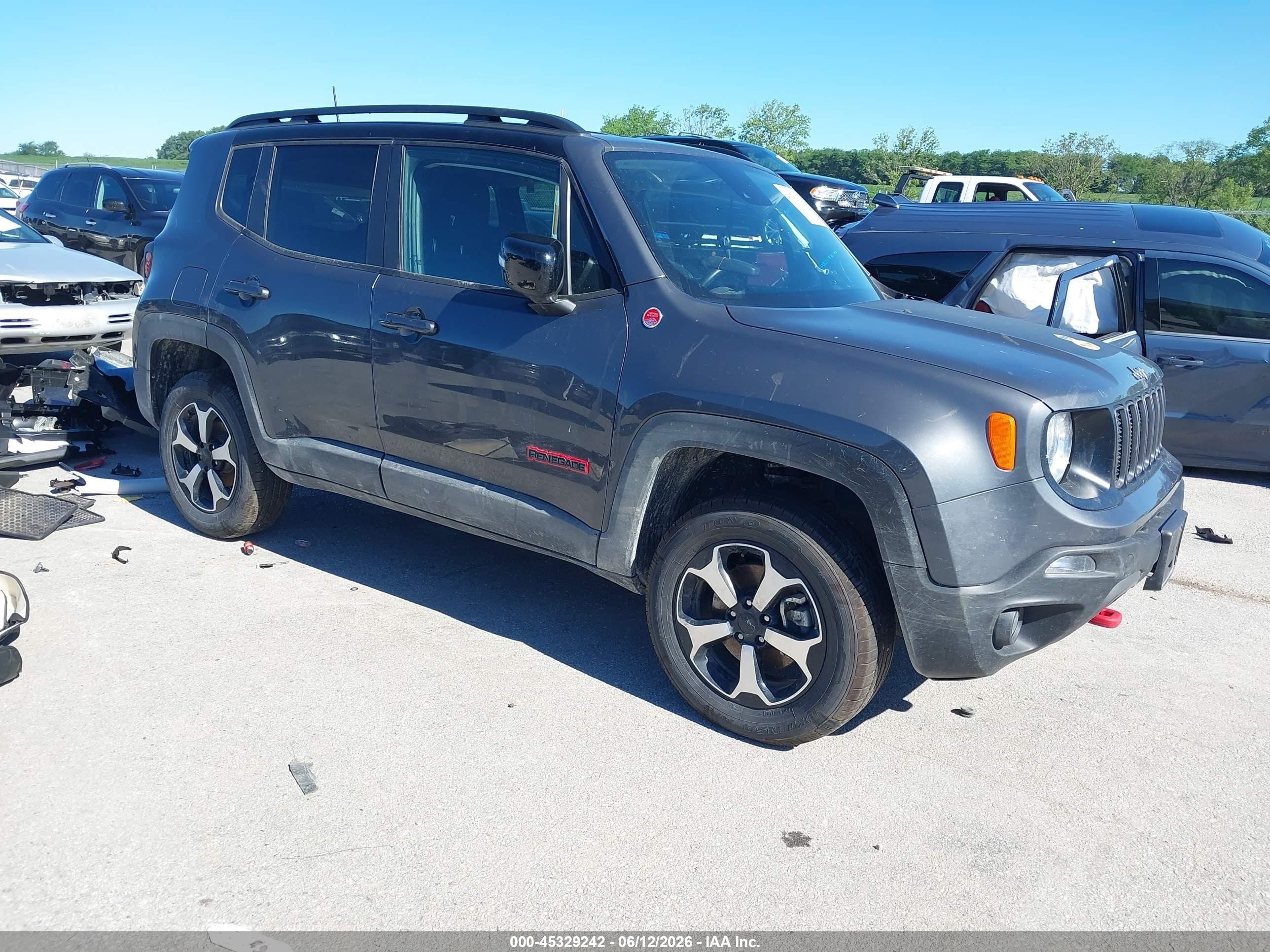 2022 Jeep Renegade Trailhawk, VIN ZACNJDC11NPN71333 — Vandalism