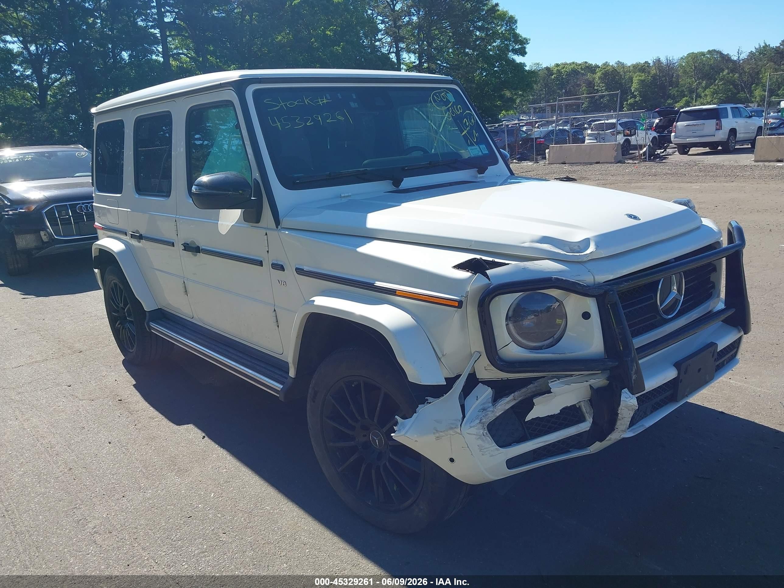 2021 Mercedes-Benz G 550, VIN W1NYC6BJXMX369909 — Front end