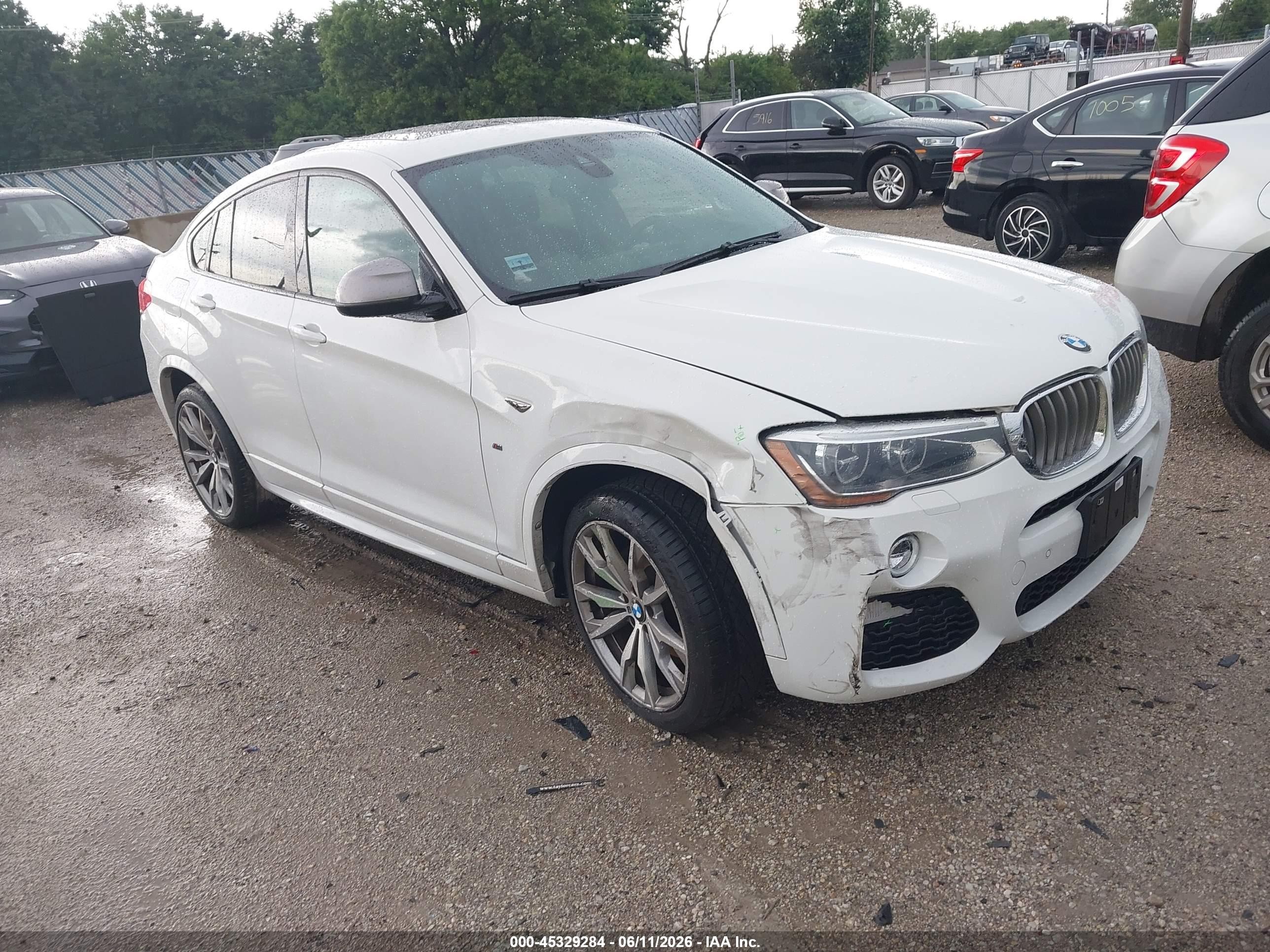 2018 BMW X4 M40i, VIN 5UXXW7C58J0W65001 — Перед
