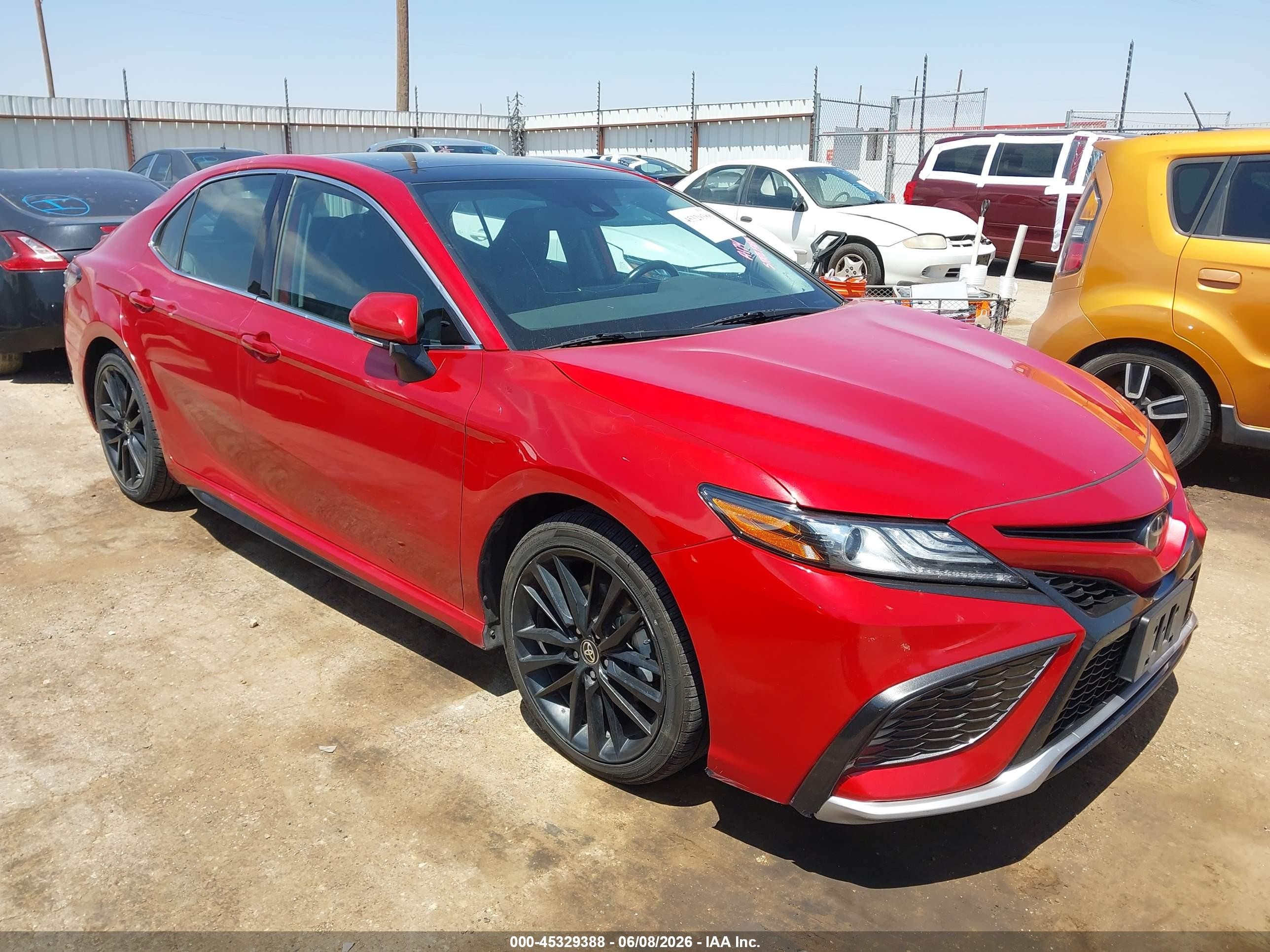 2022 Toyota Camry XSE, VIN 4T1K61AK8NU001826 — Hail