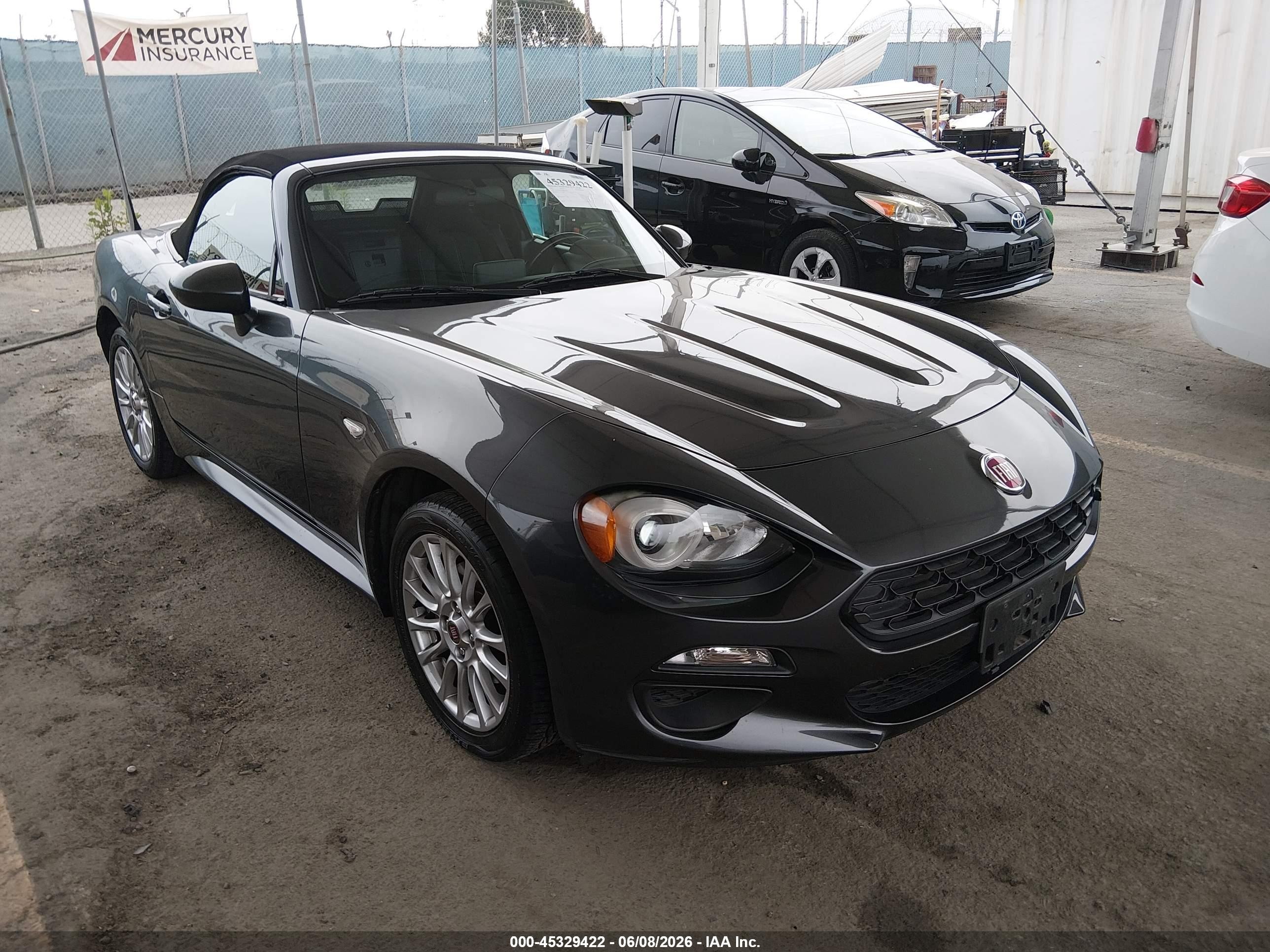 2017 FIAT 124 Spider Elaborazione Abarth, VIN JC1NFAEK6H0104571 — Water / flood