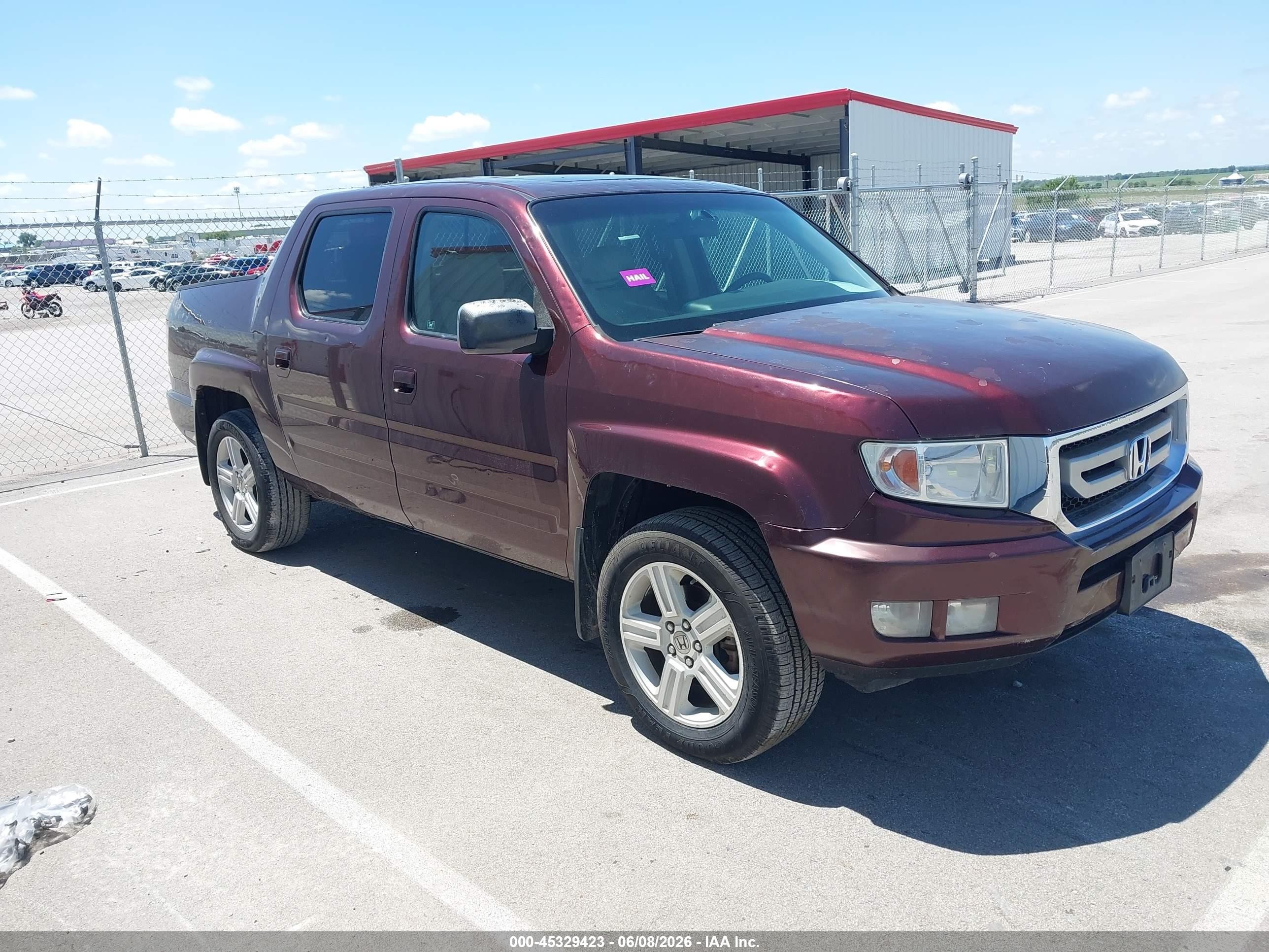 2010 Honda Ridgeline RTL, VIN 5FPYK1F50AB002606 — All over