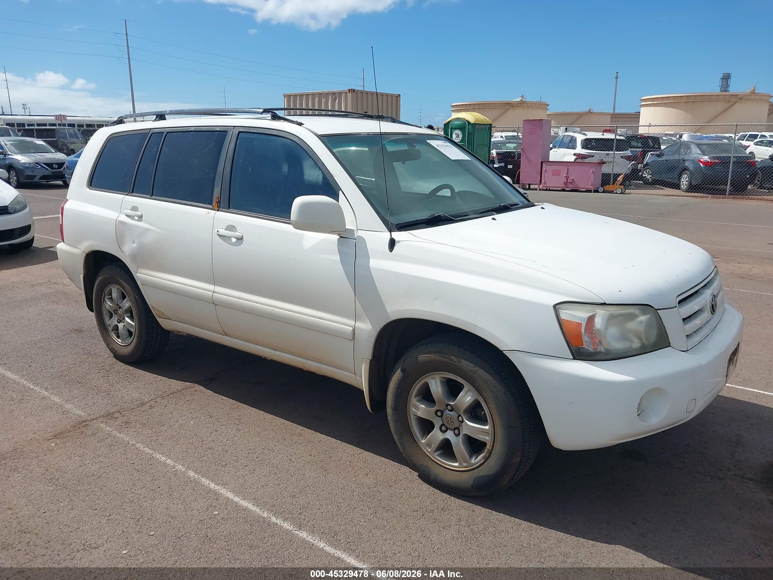2007 Toyota Highlander, VIN JTEGP21A670126639 — Normal wear