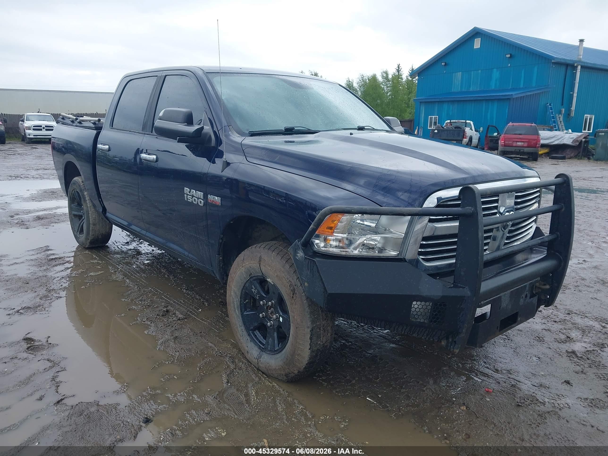 2017 Ram 1500 SLT, VIN 1C6RR7LT2HS597493 — Rear end