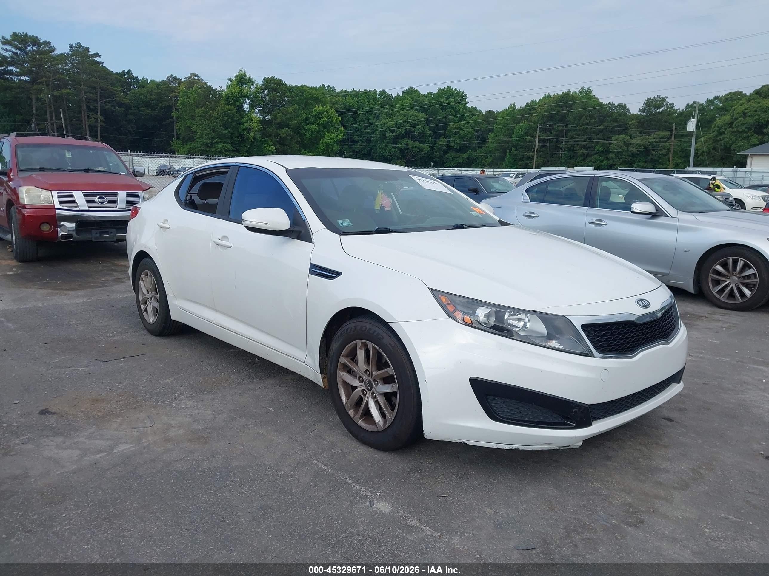 2011 Kia Optima LX, VIN KNAGM4A77B5185799 — Biohazard / chemical