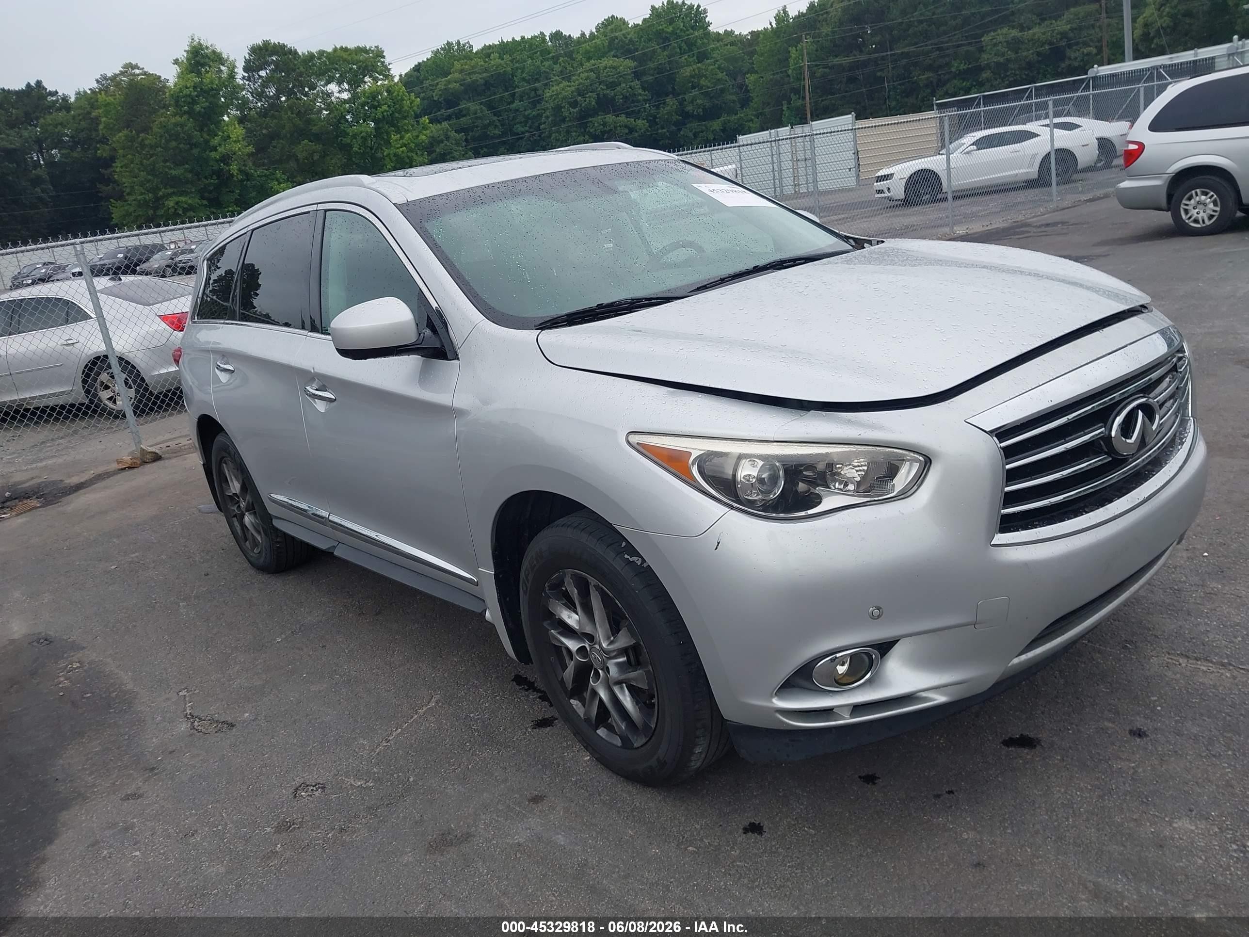 2013 Infiniti JX35, VIN 5N1AL0MN0DC348074 — Normal wear