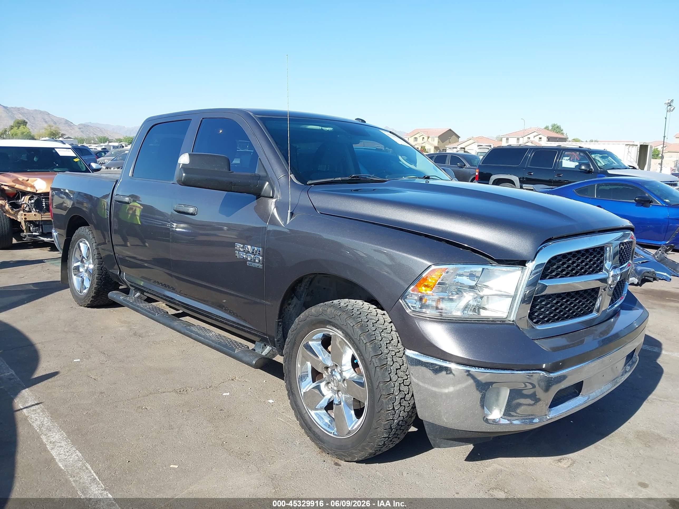 2023 Ram 1500 Tradesman, VIN 3C6RR6KG0PG577005 — Rear end