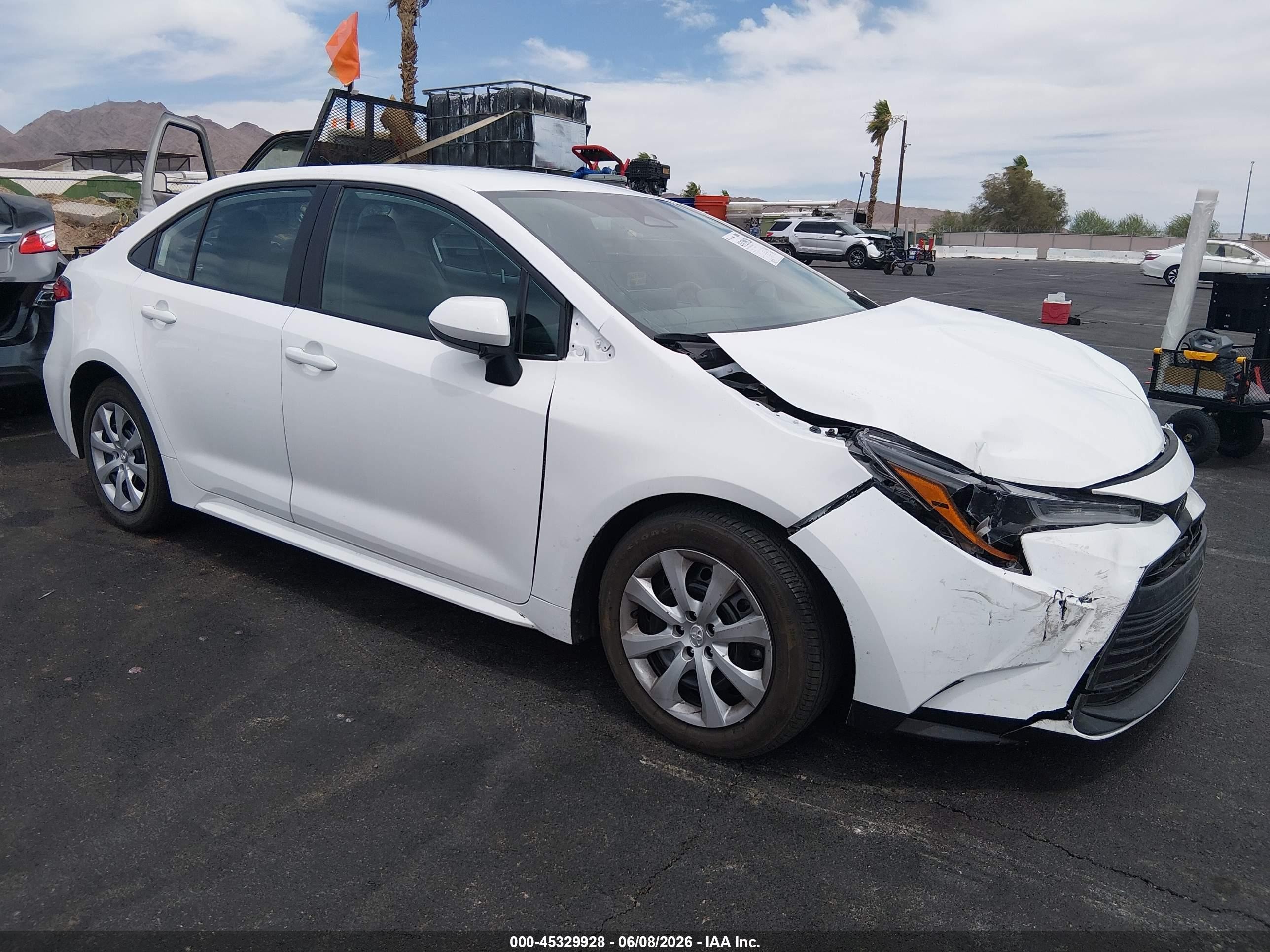 2024 Toyota Corolla LE, VIN 5YFB4MDE5RP146746 — Front end