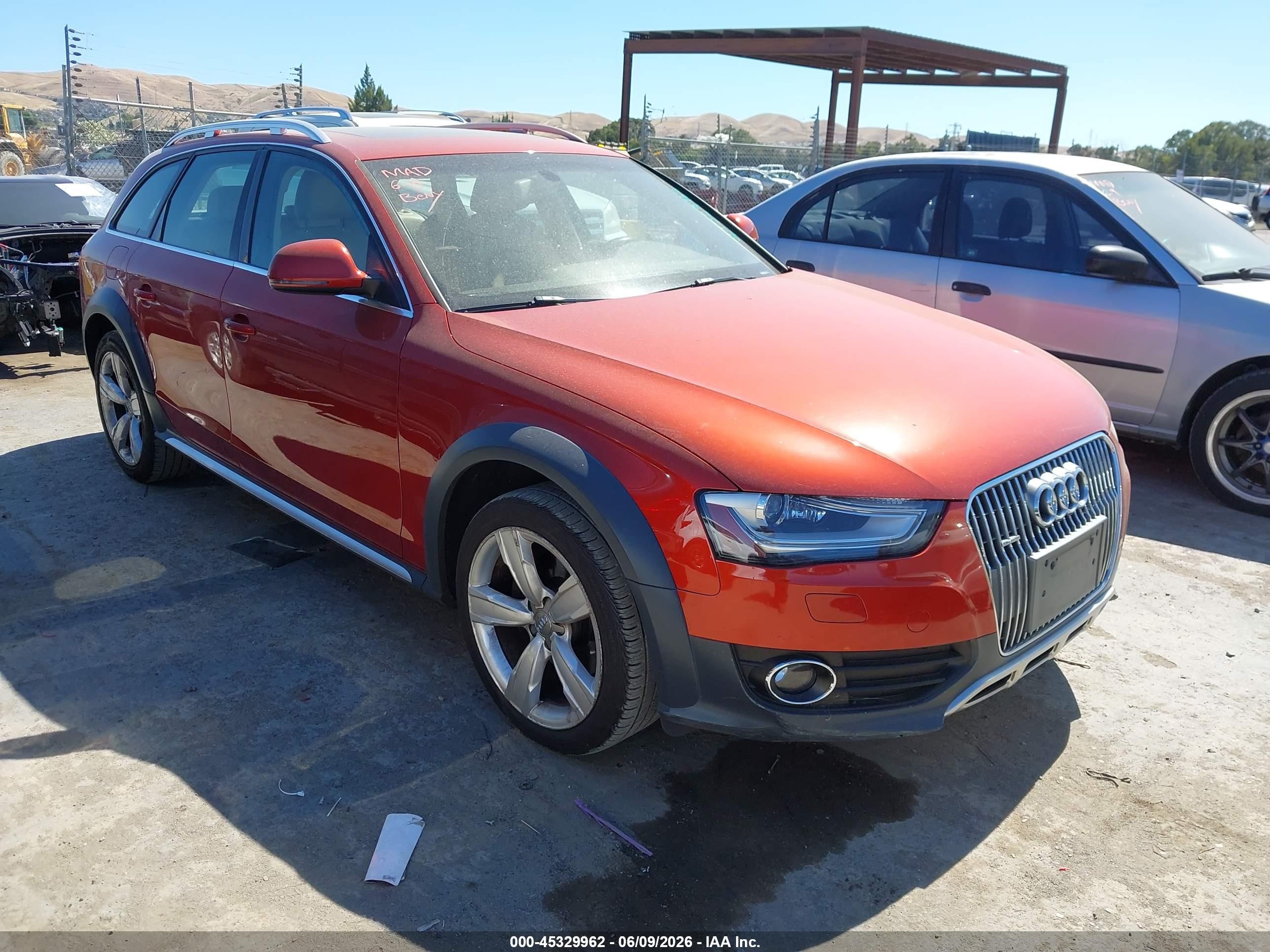 2013 Audi allroad A4 Prestige, VIN WA1VFAFL5DA177262 — Обычный износ