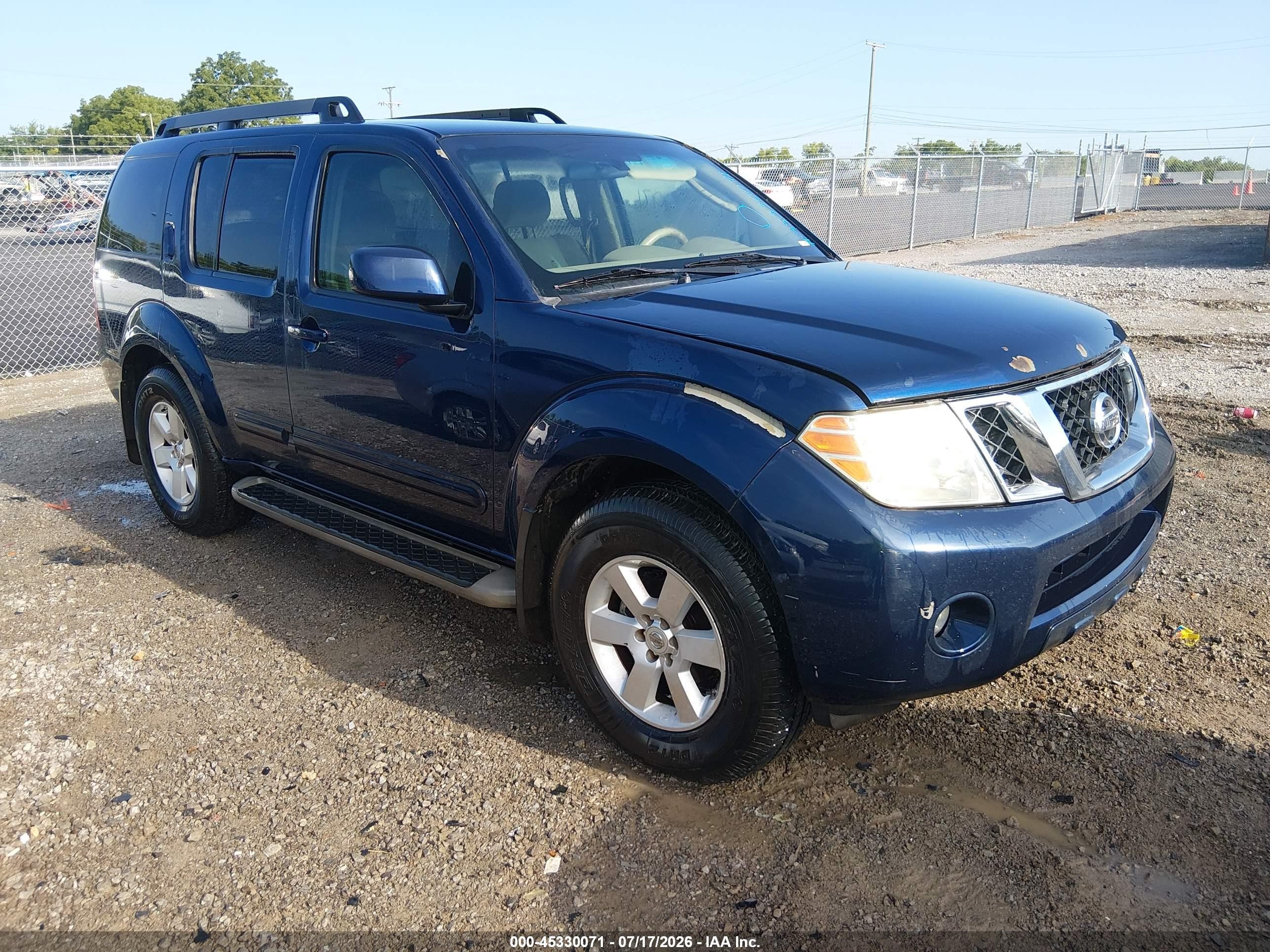2009 Nissan Pathfinder SE, VIN 5N1AR18UX9C618196 — Обычный износ