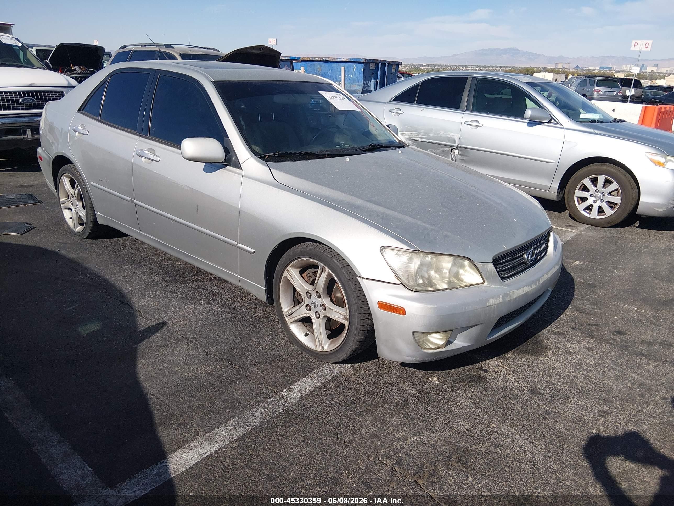 2003 Lexus IS 300/350, VIN JTHBD192830071926 — Обычный износ