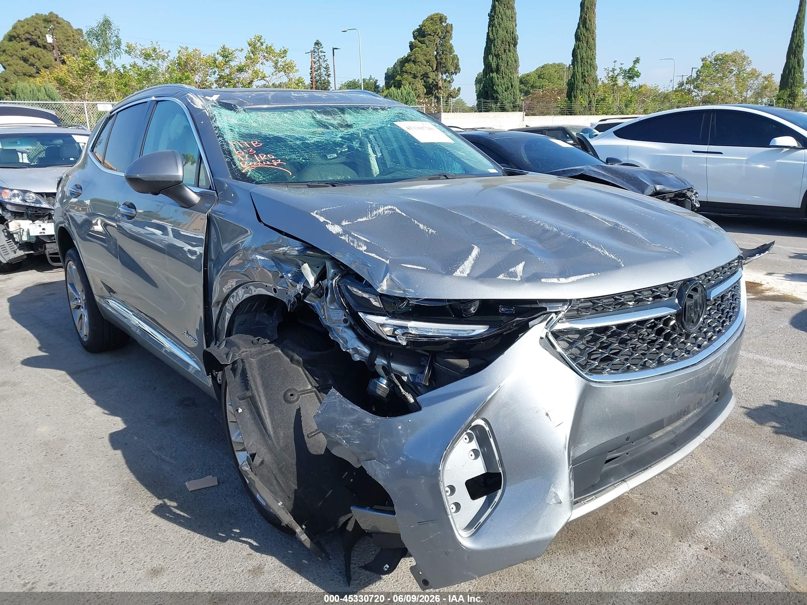 2023 Buick Envision Avenir, VIN LRBFZSR42PD143809 — Rollover