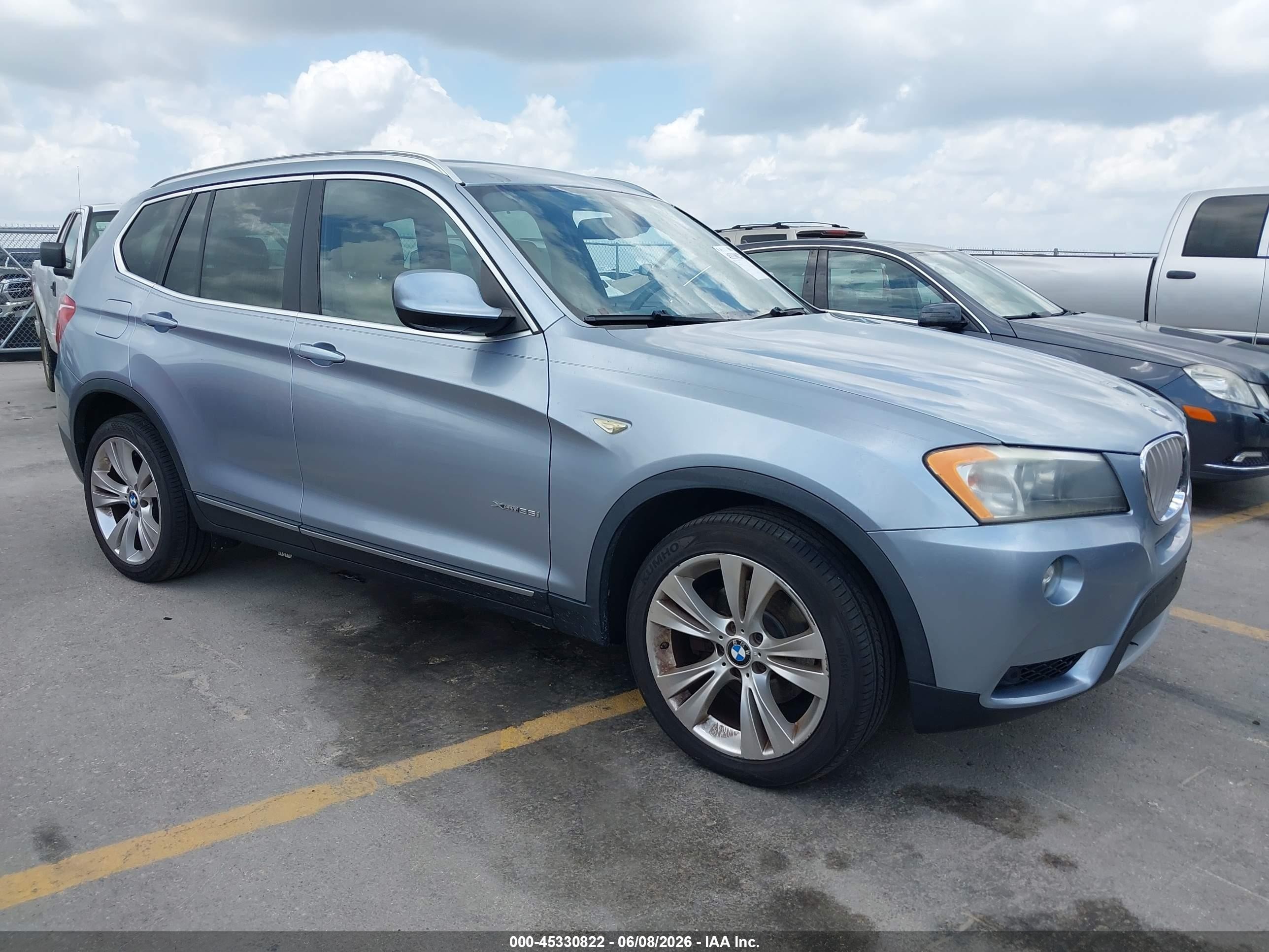2012 BMW X3 35i, VIN 5UXWX7C57CL737235 — Обычный износ