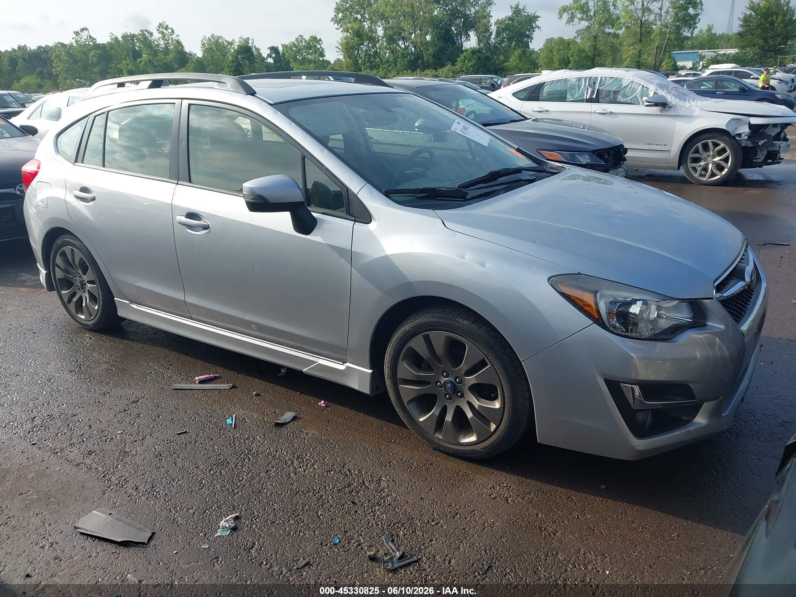 2015 Subaru Impreza Special Sports Premium, VIN JF1GPAU60FH306064 — Hail