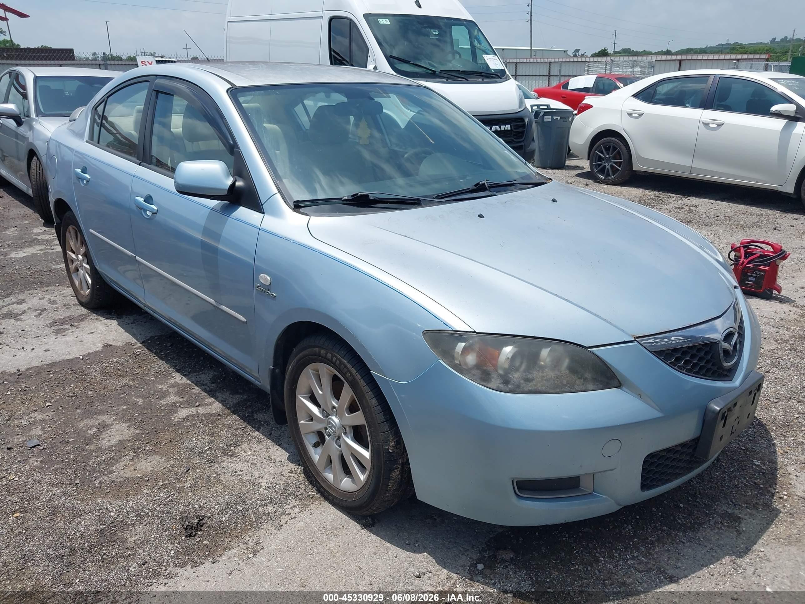 2007 Mazda 3 i Touring, VIN JM1BK12F771666755 — Normal wear