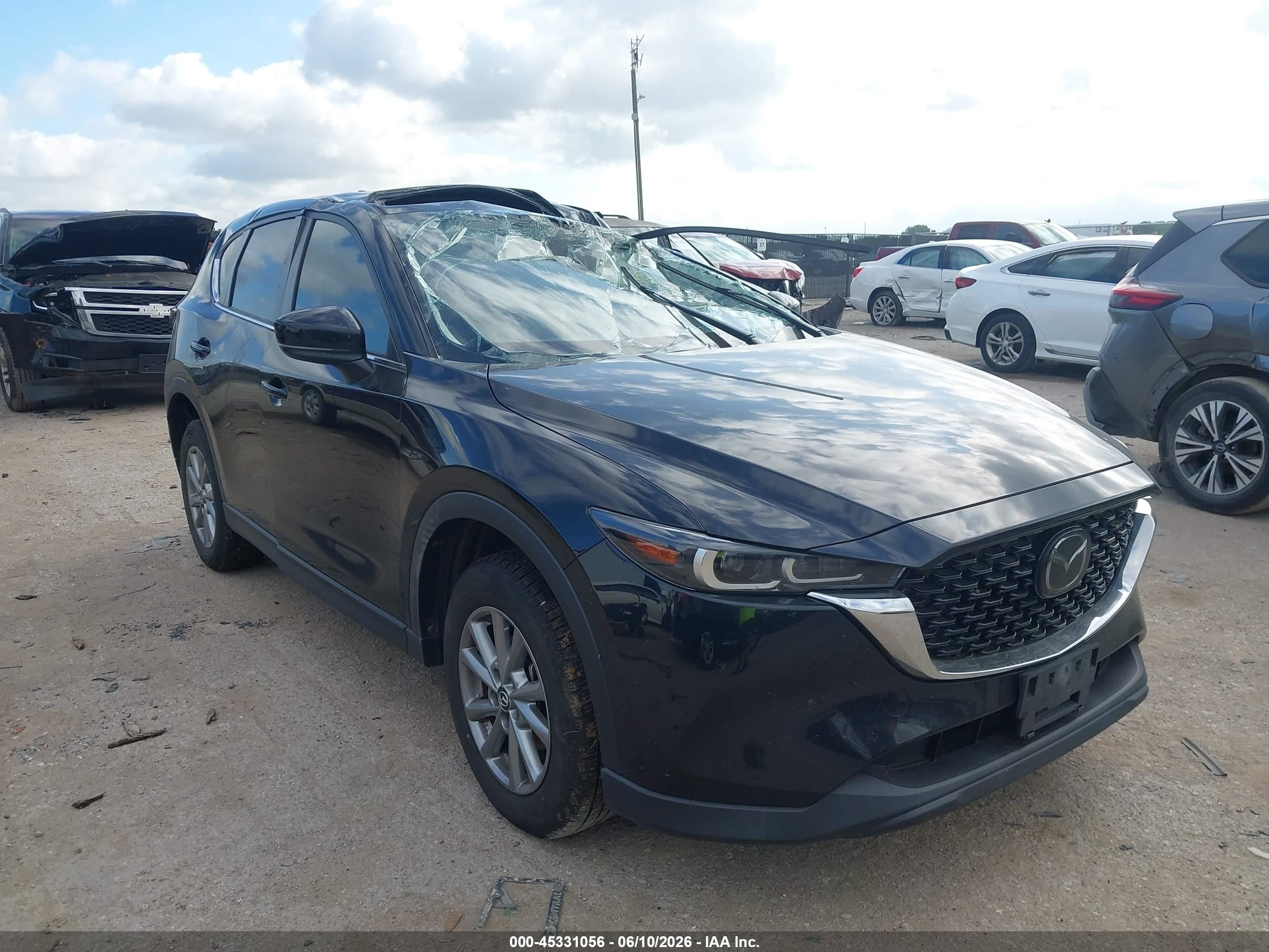 2022 Mazda CX-5 S Preferred, VIN JM3KFBCM2N0579881 — Roof