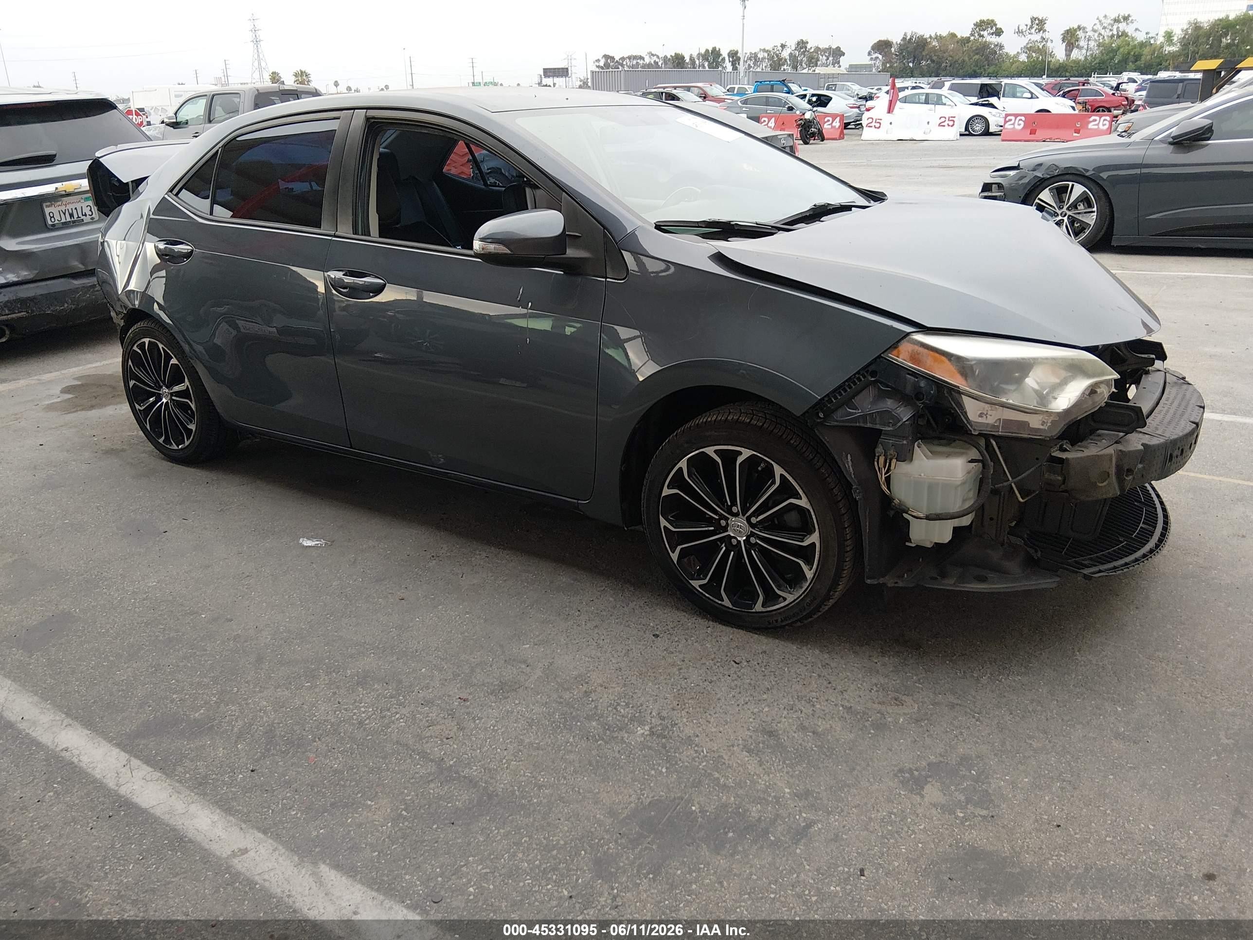 2016 Toyota Corolla LE, VIN 5YFBURHE9GP558088 — All over