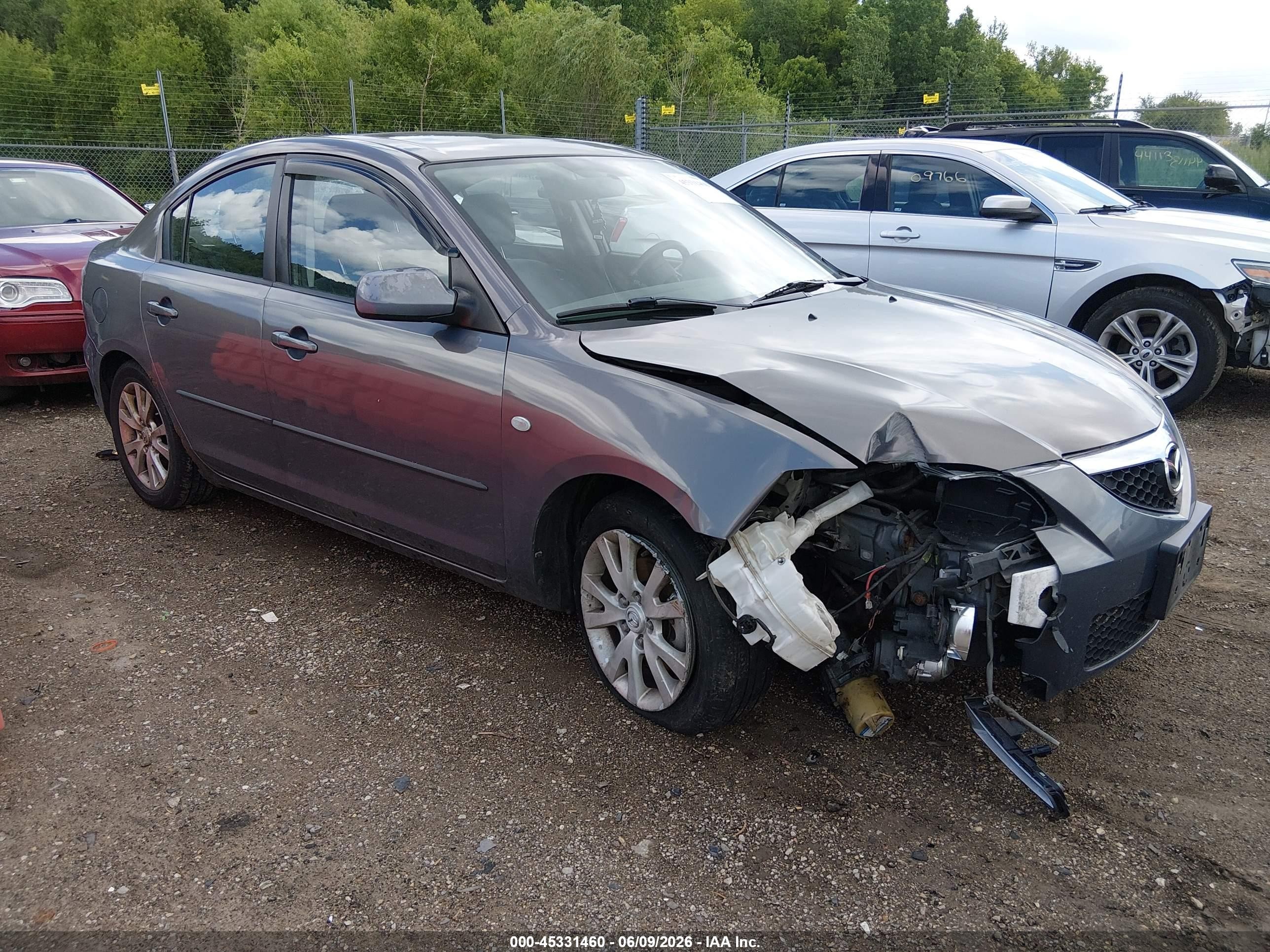 2007 Mazda 3 i Sport, VIN JM1BK32F671761657 — Normal wear