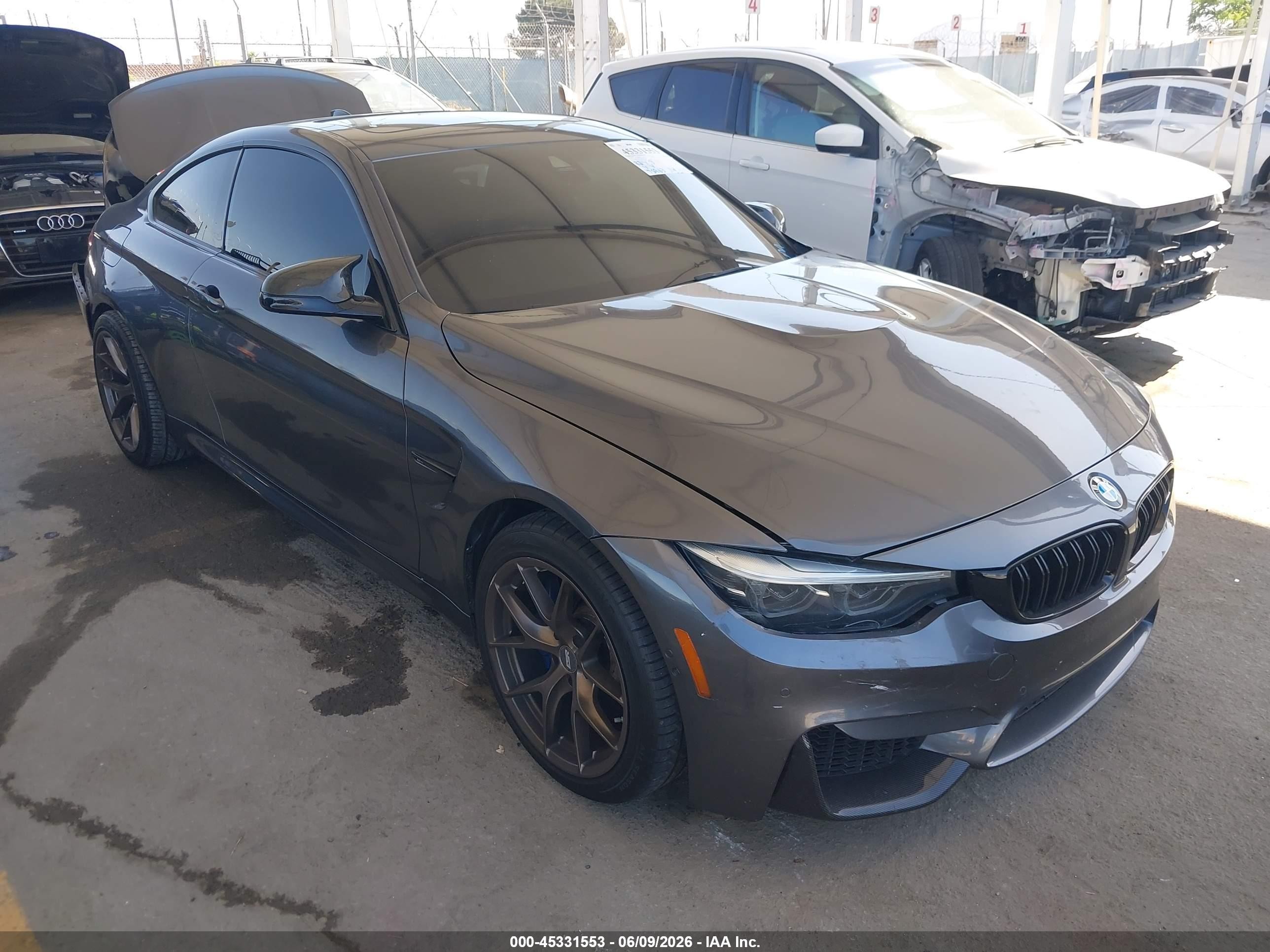 2018 BMW M4, VIN WBS4Y9C57JAG62929 — Rear end