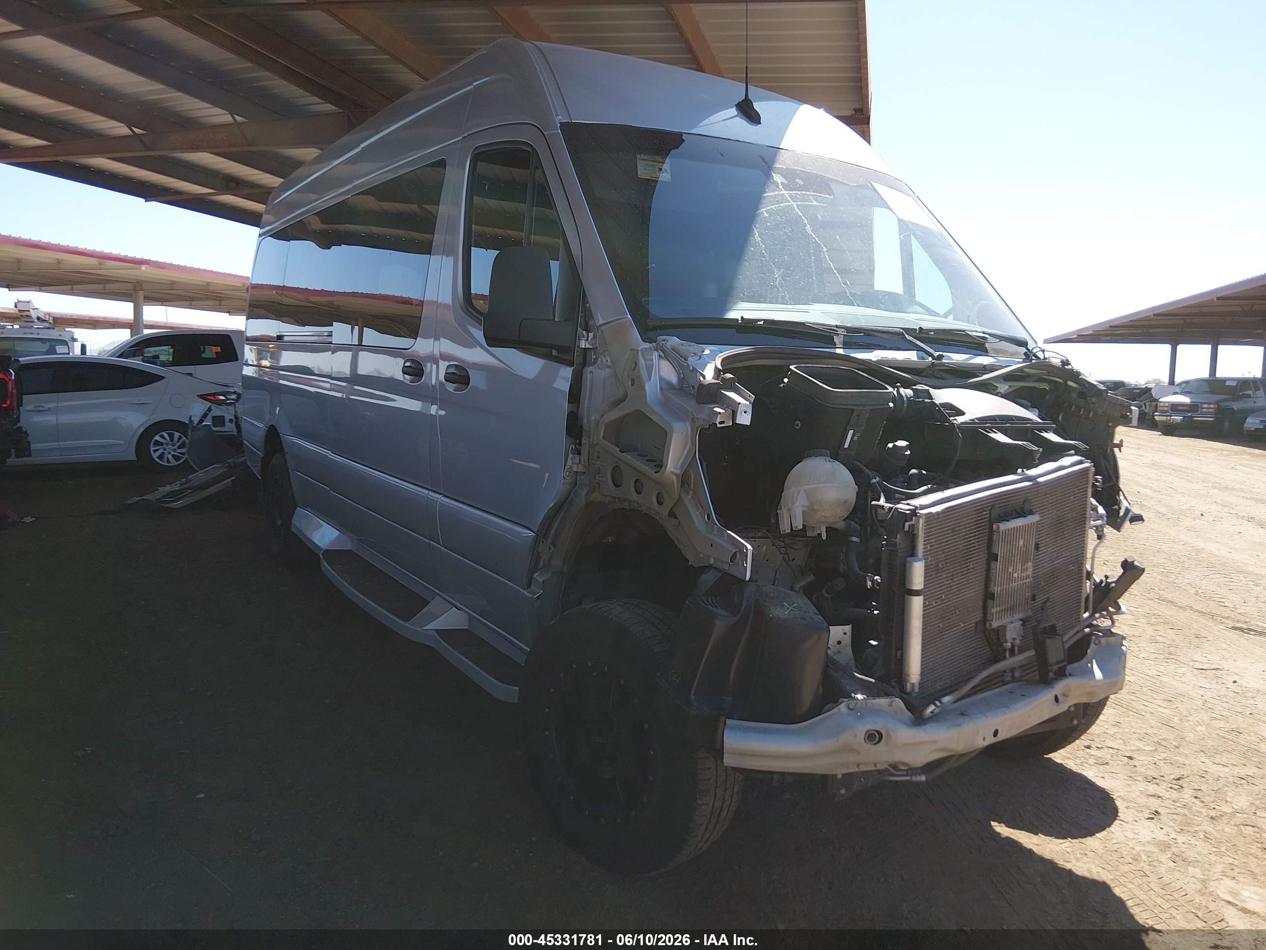 2021 Mercedes-Benz Sprinter, VIN W1Y4ECVYXMT079468 — Front end