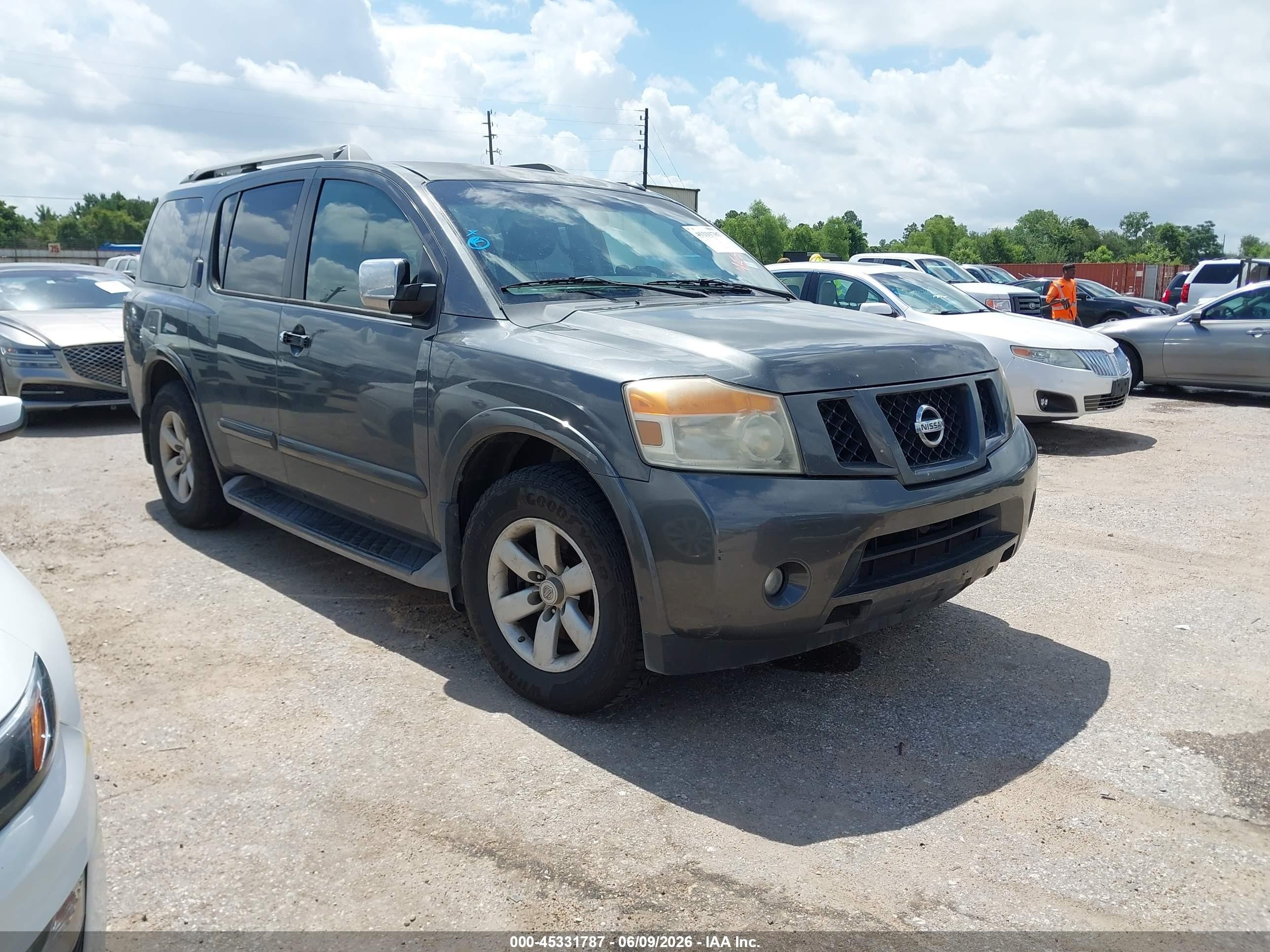 2011 Nissan Armada SL, VIN 5N1BA0ND5BN602055 — Зад