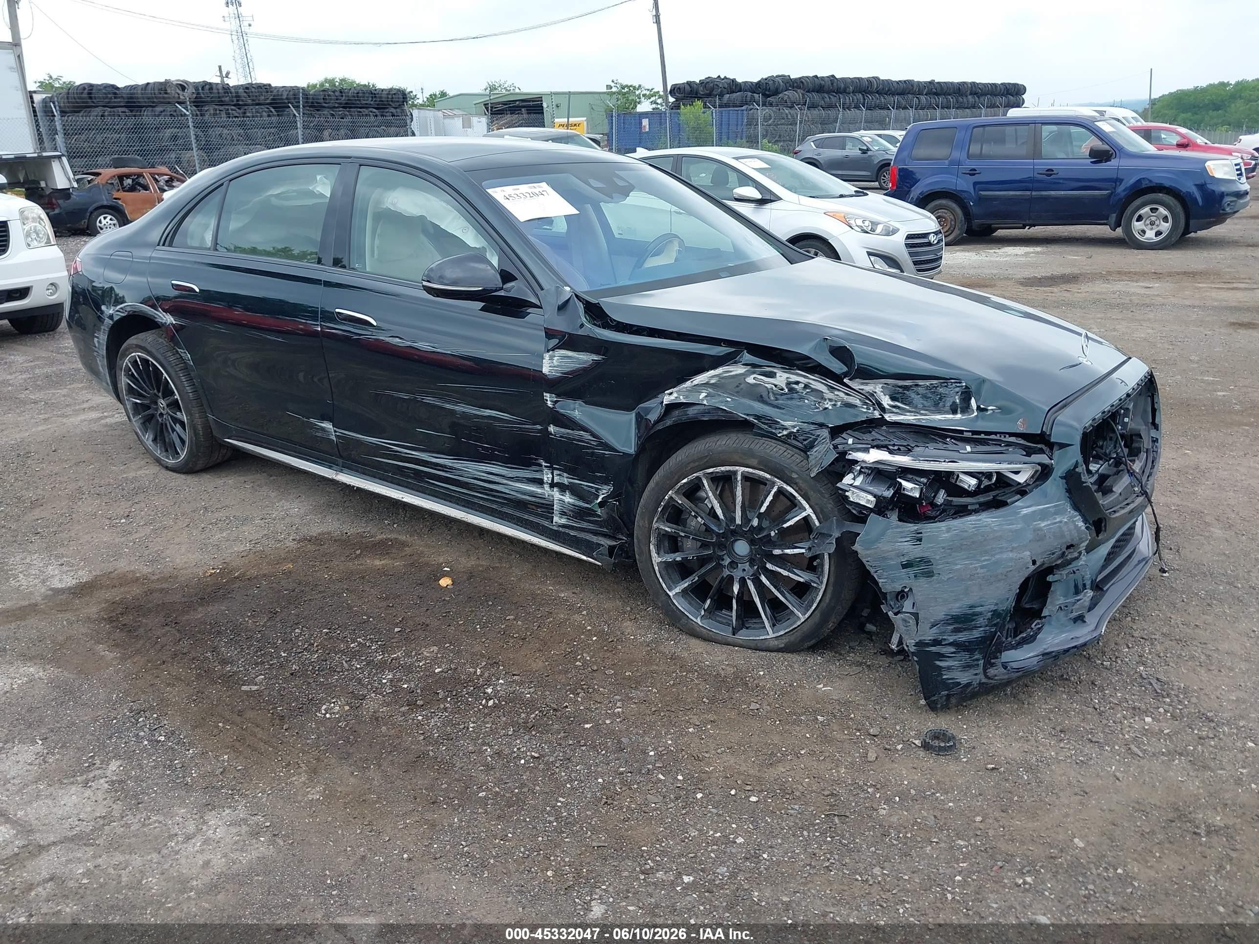 2025 Mercedes-Benz S 580, VIN W1K6G7GBXSA324968 — Front end