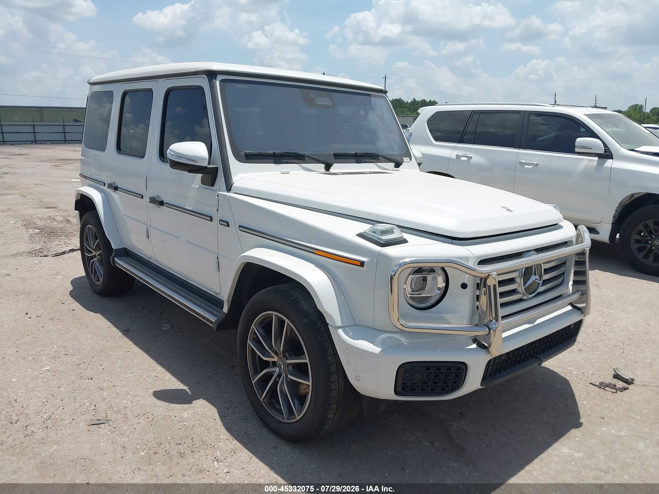 2025 Mercedes-Benz G 550, VIN W1NWH1AB7SX021147 — Not stated