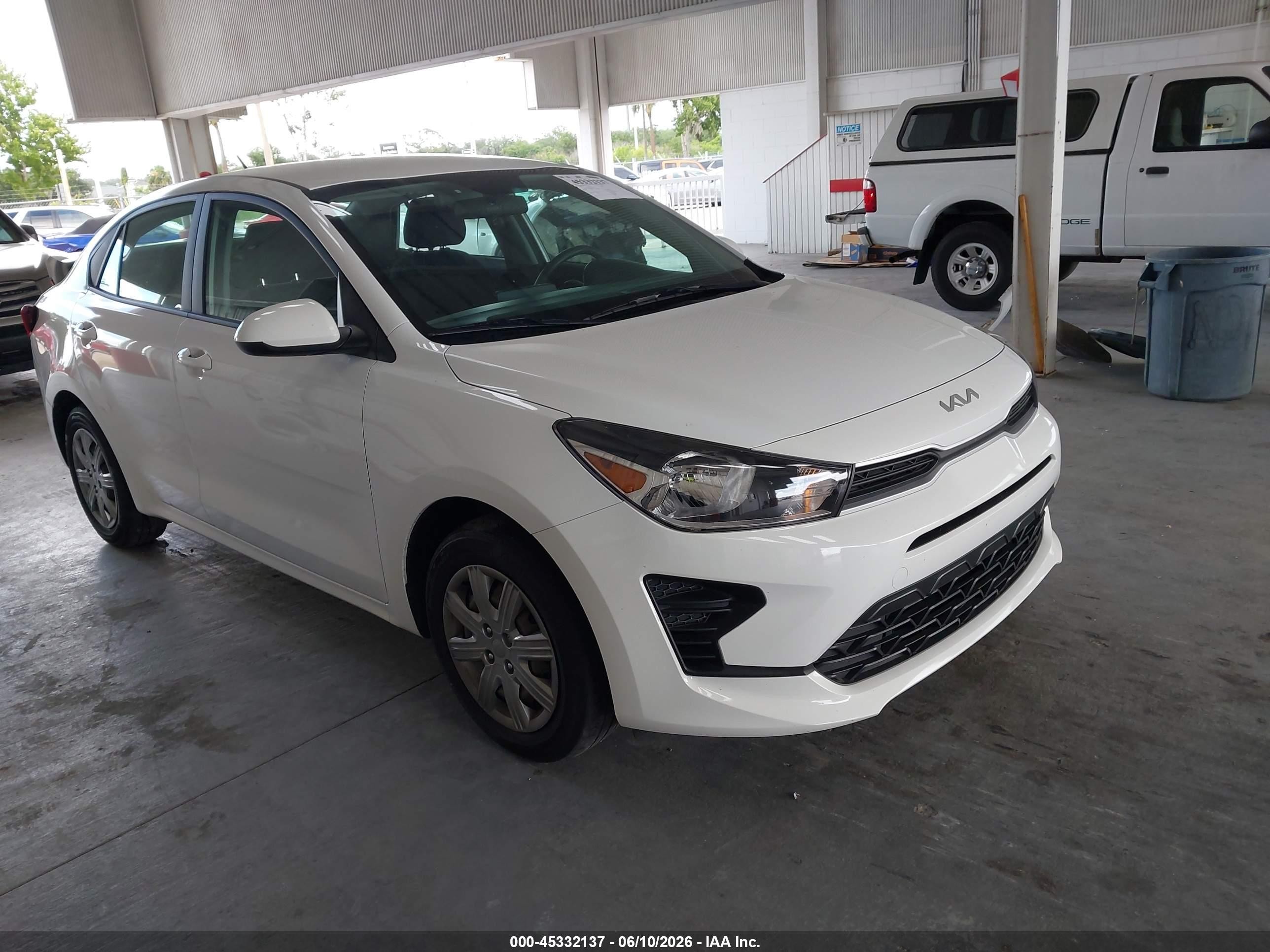 2023 Kia Rio S, VIN 3KPA24AD3PE616400 — Rear end