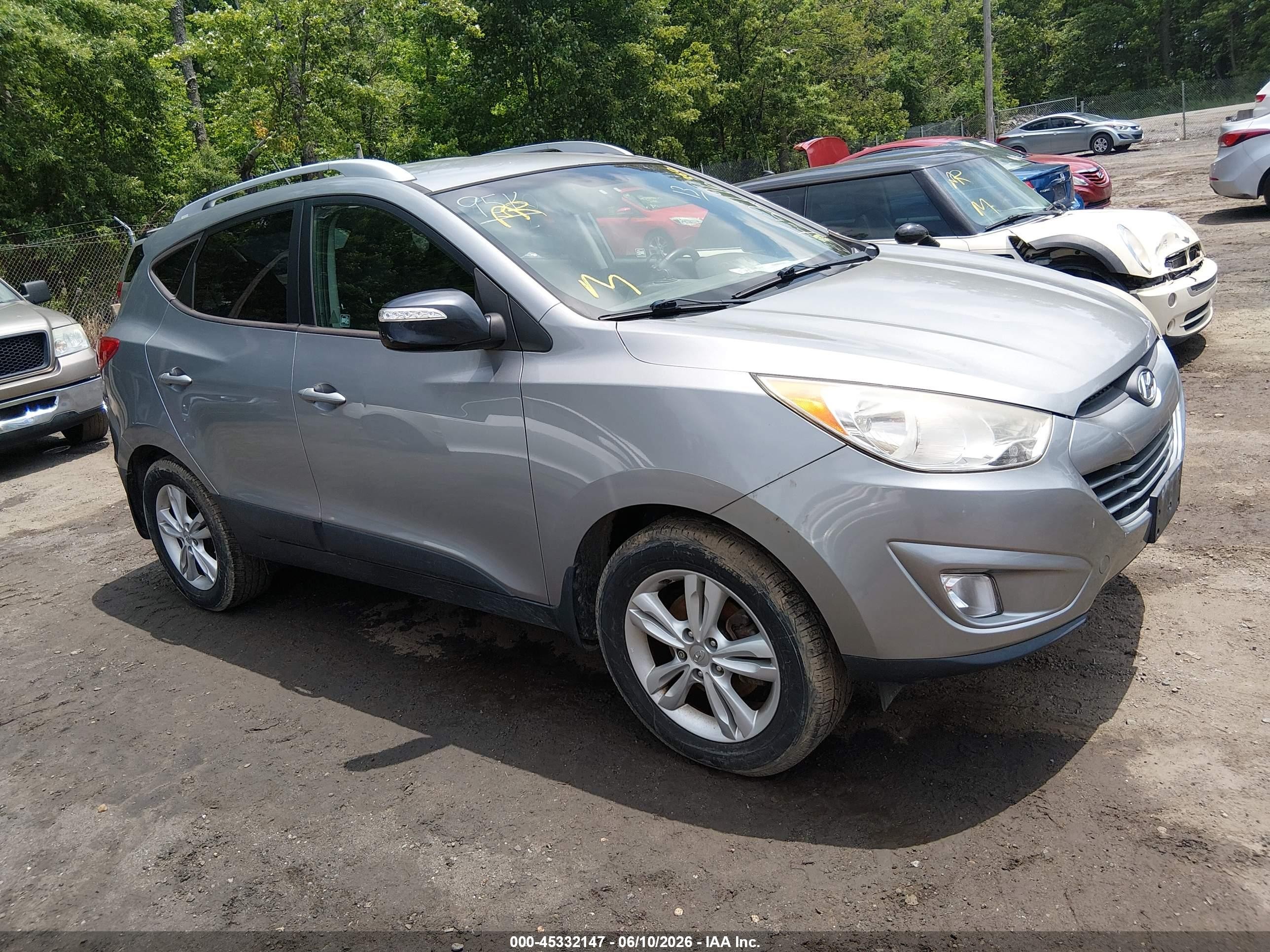 2013 Hyundai Tucson Limited, VIN KM8JU3AC5DU659298 — Normal wear