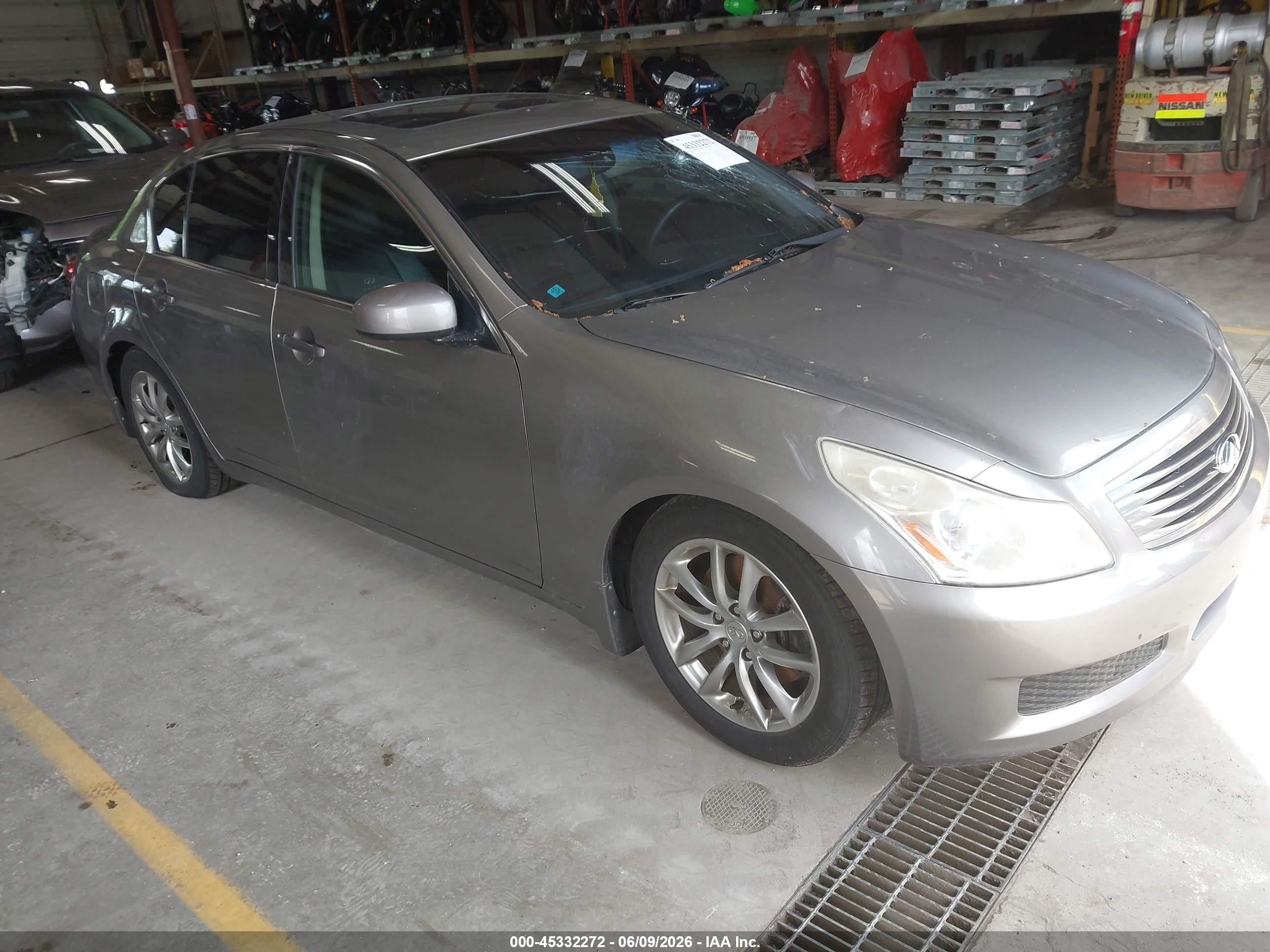 2008 Infiniti G35 x, VIN JNKBV61F88M276235 — Крыша